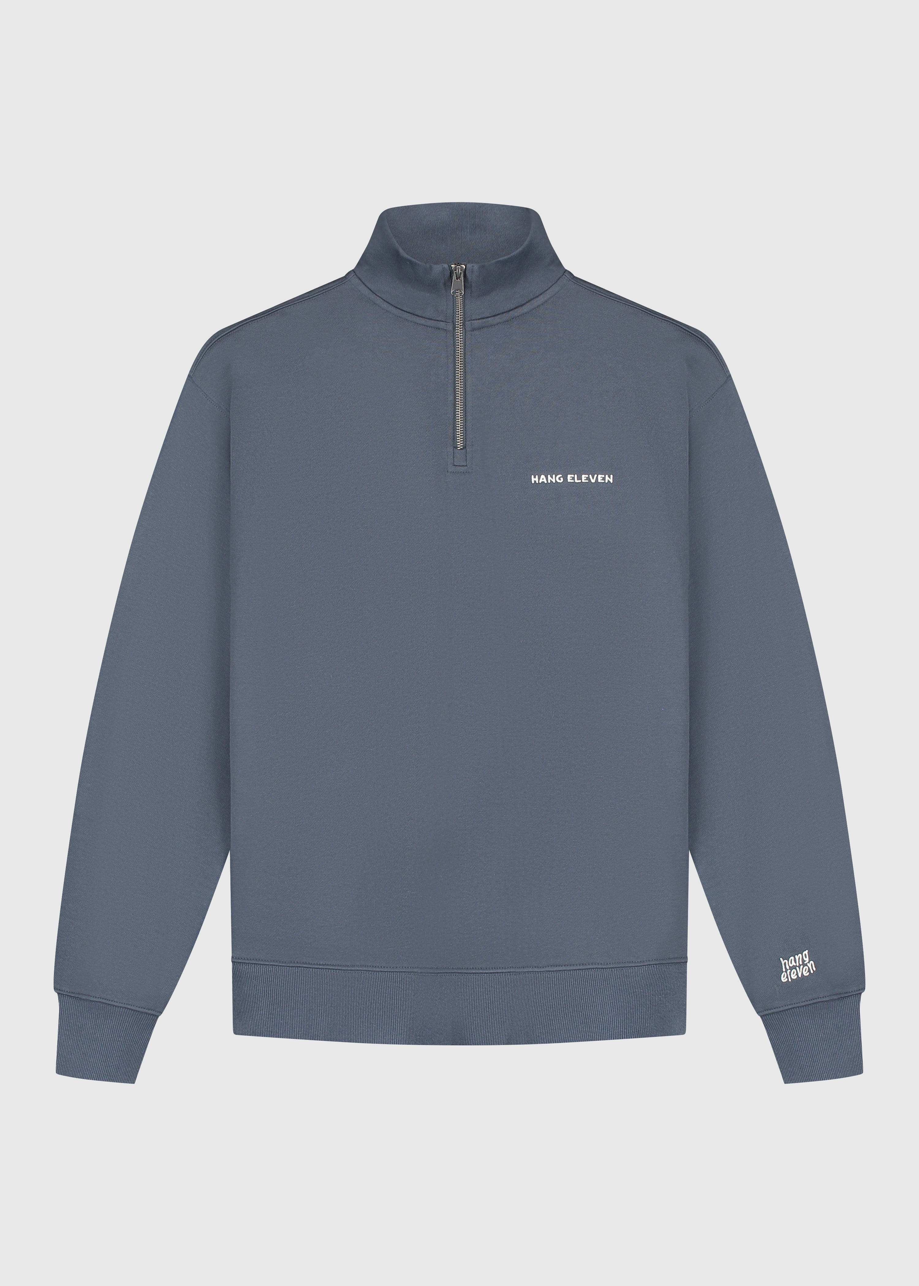 Half Zip Sweater - Ombre Blue