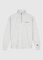 Half Zip Sweater - Grey Melee