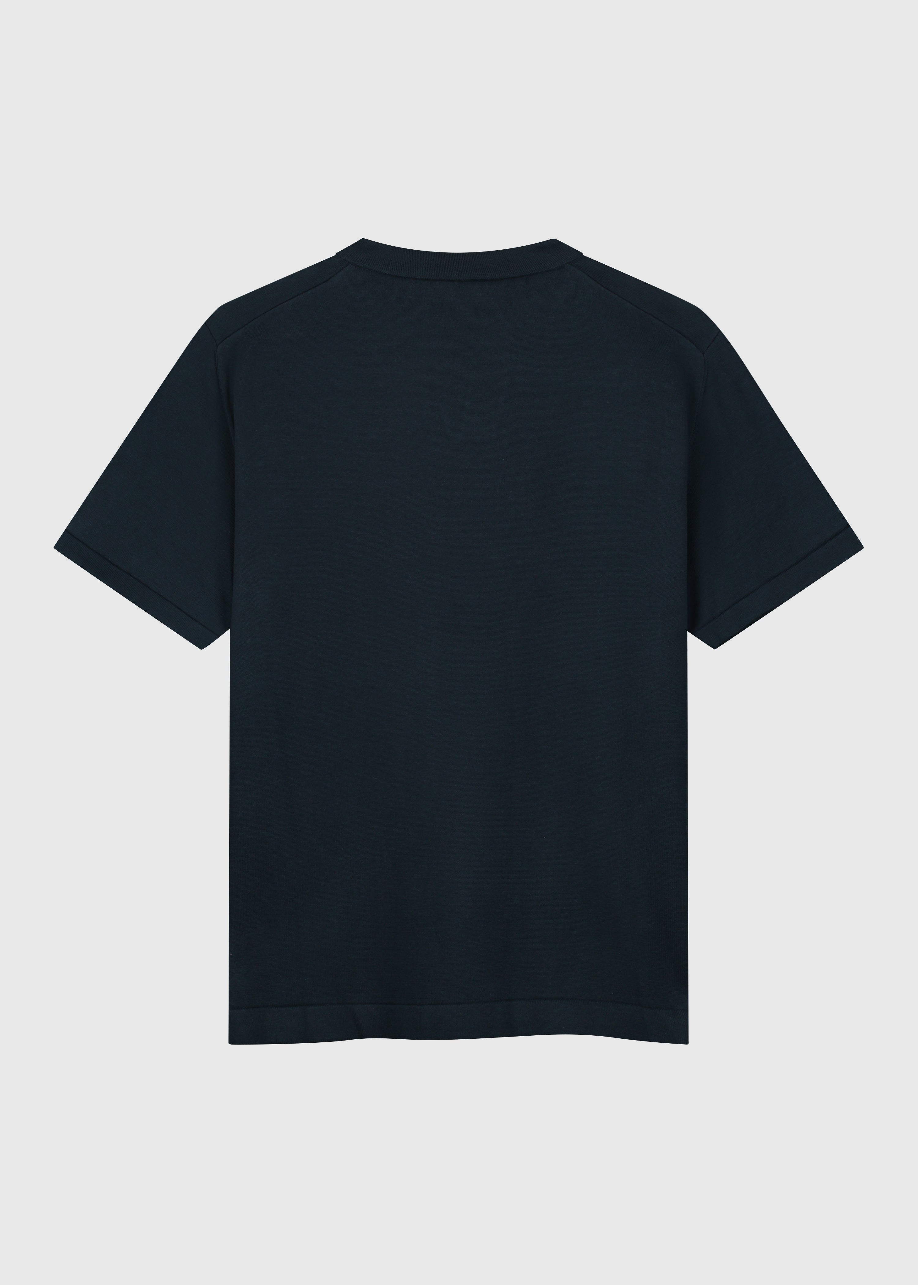 Polo en Tricot - Bleu Marine