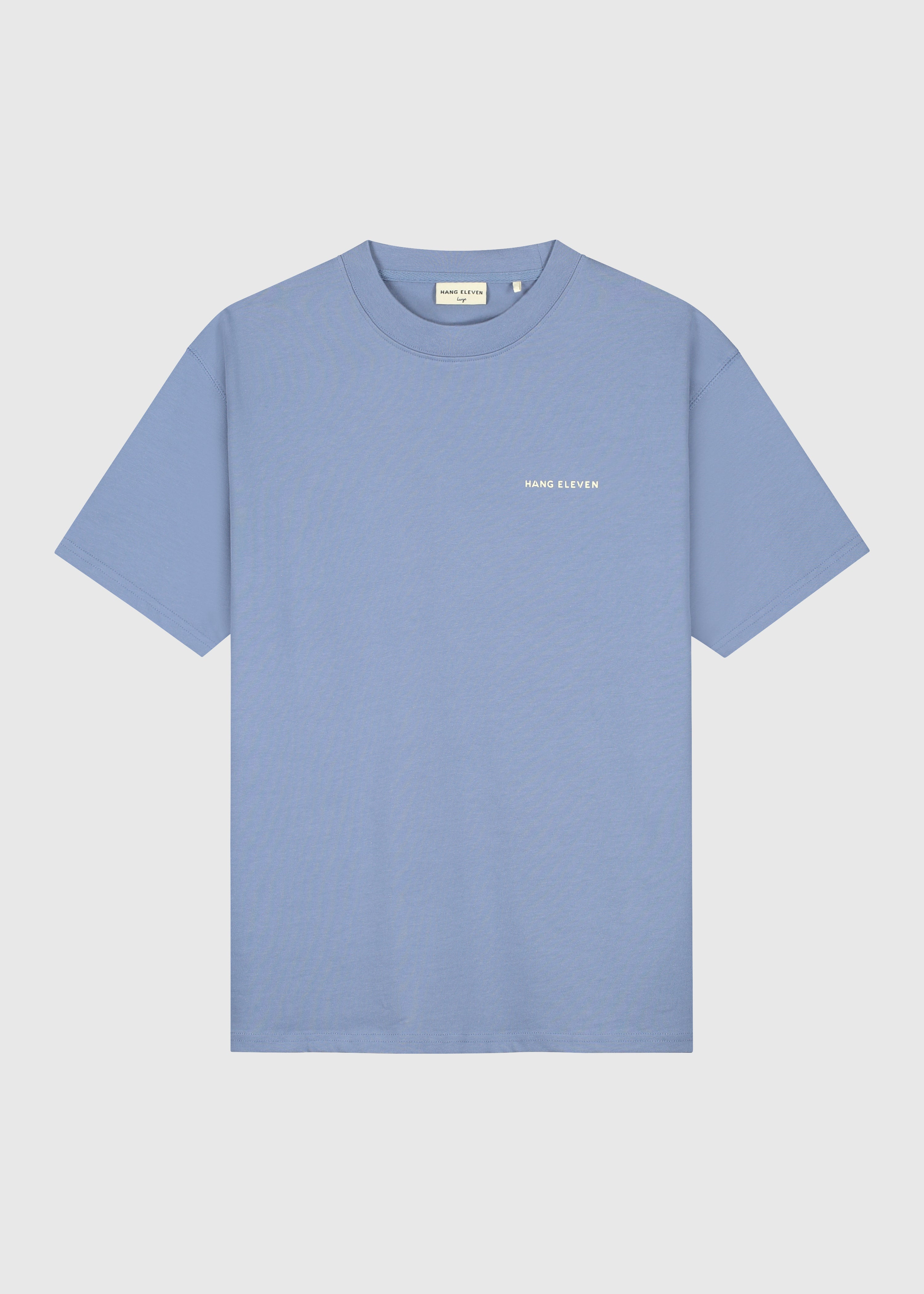 Slow Down Palm Tee - Dusty Blue