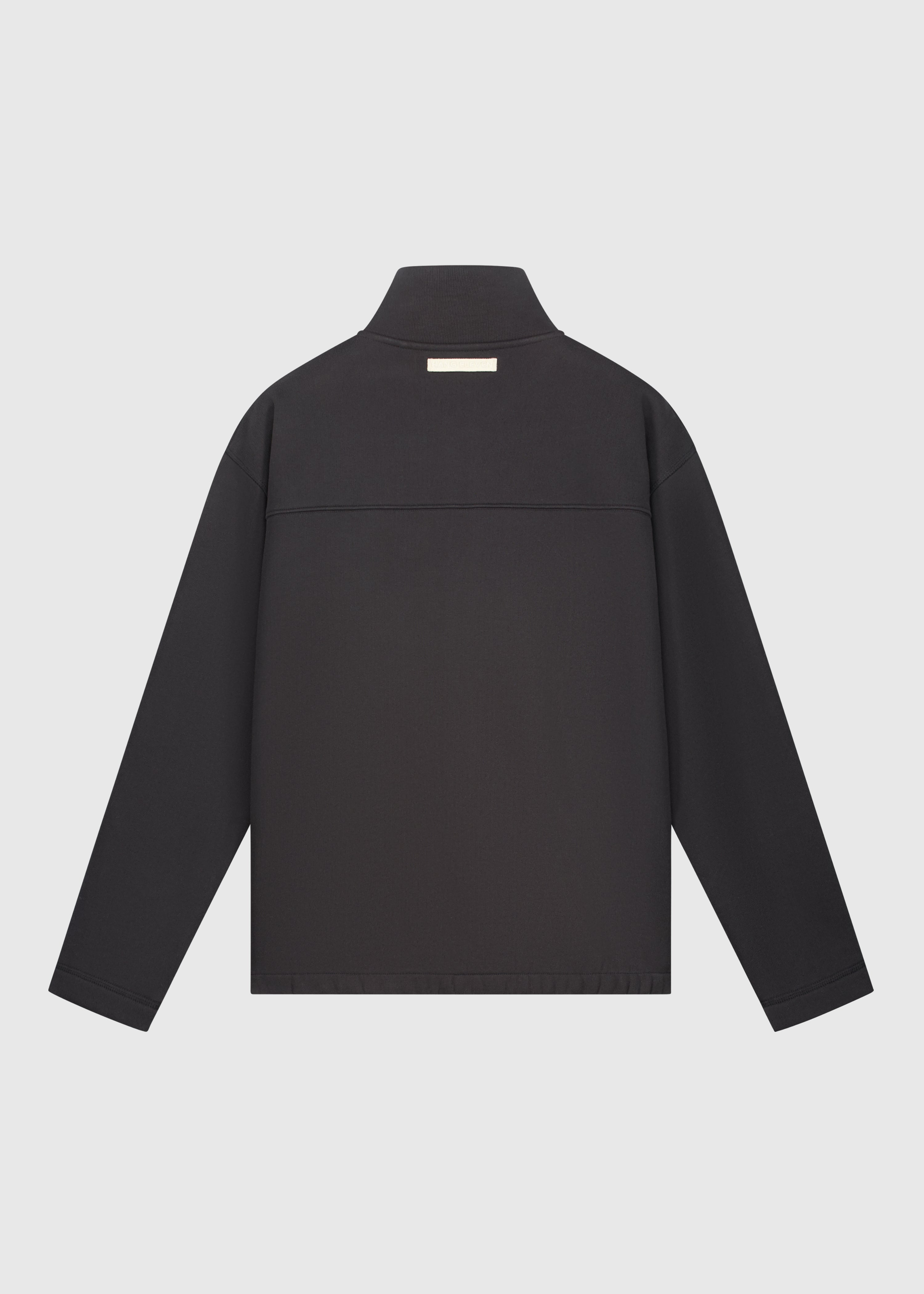 Heavy Full Zip Vest - Black