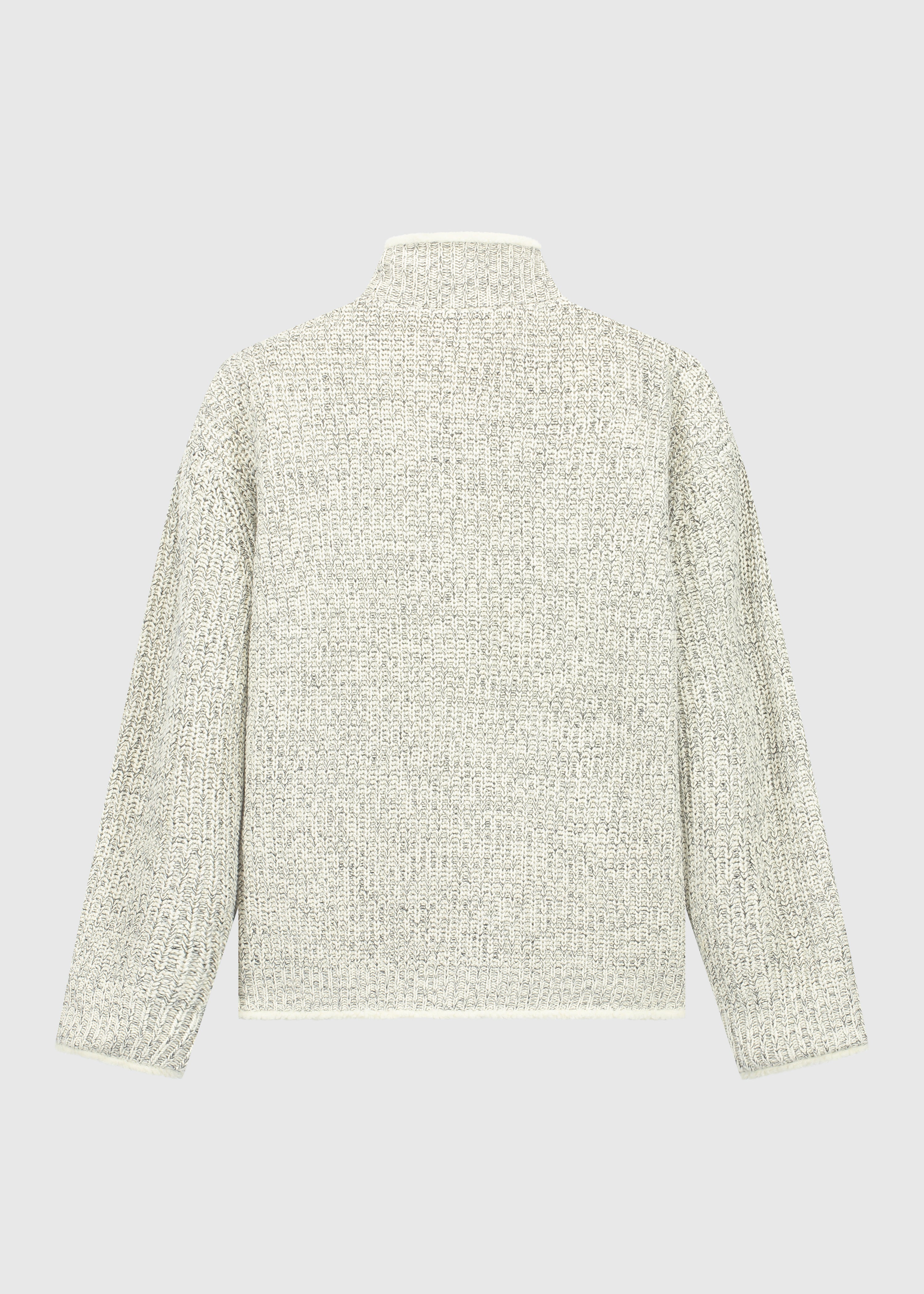 Heavy Knit Vest - Grey Melee