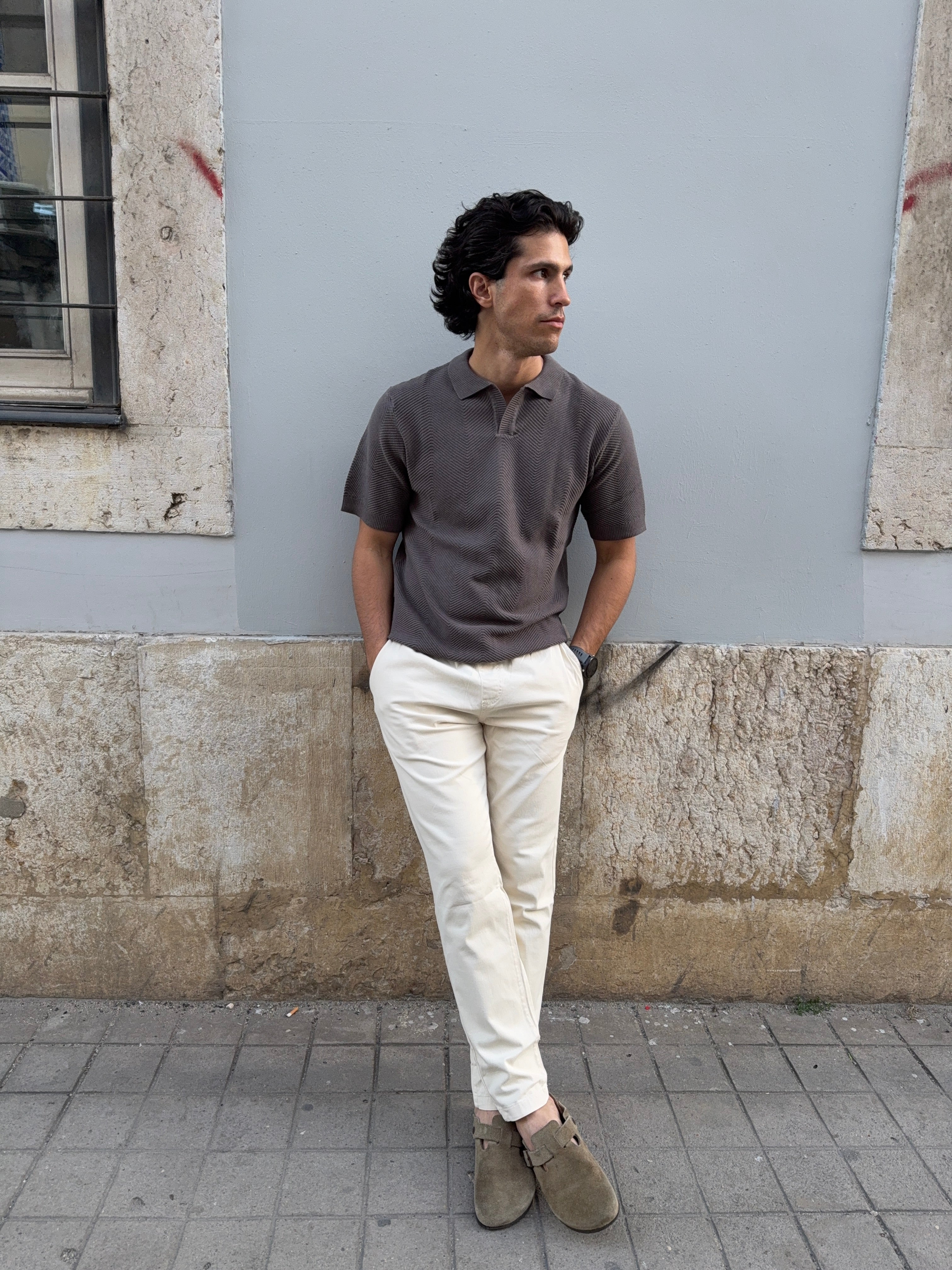 Structure Polo - Anthracite