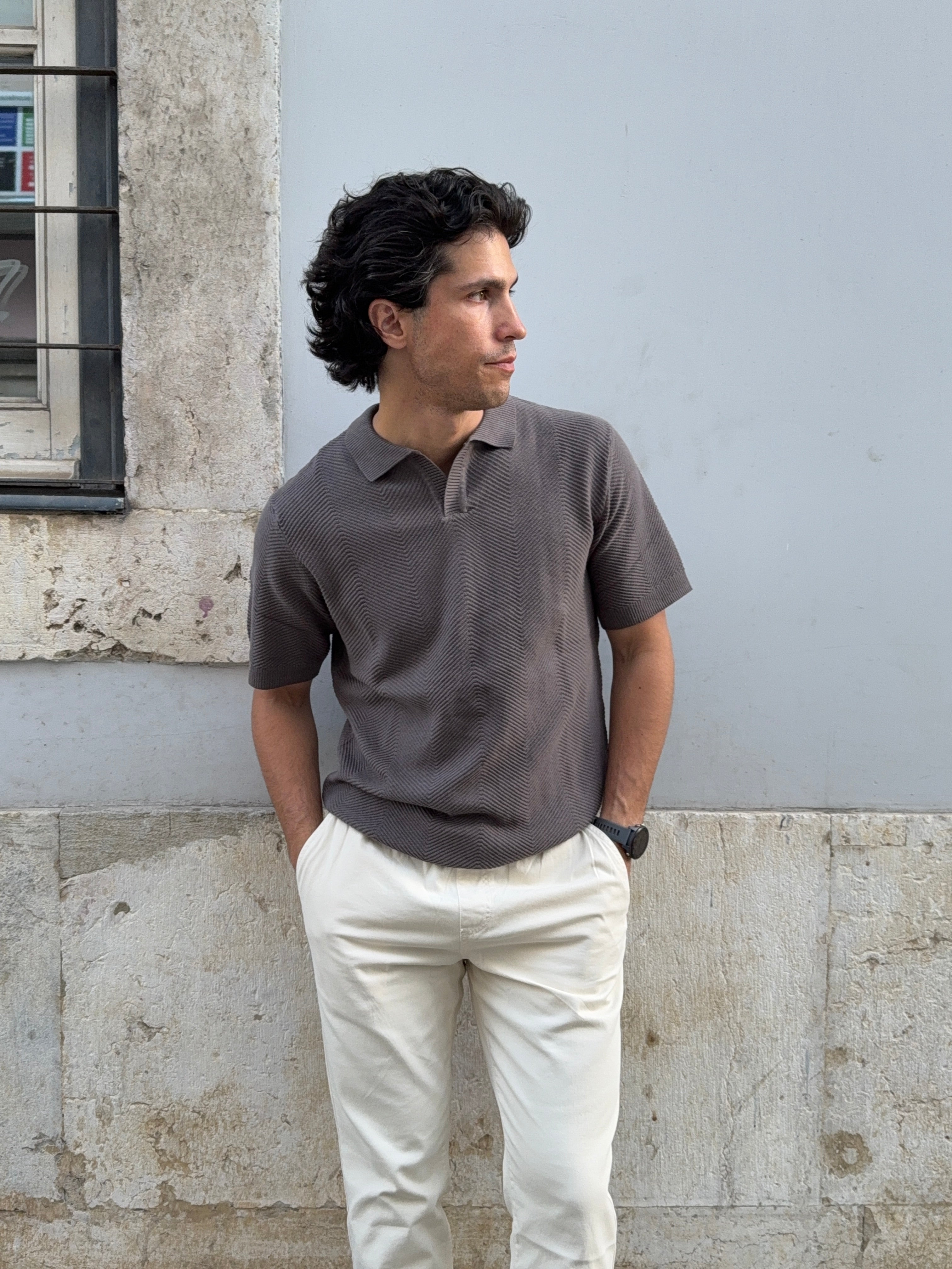 Structure Polo - Anthracite