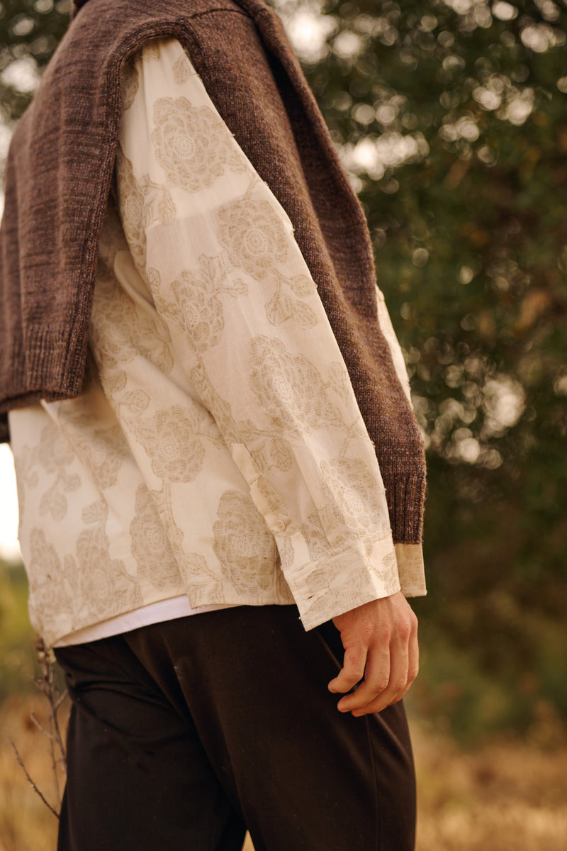 Chemise Jacquard Premium - Sable