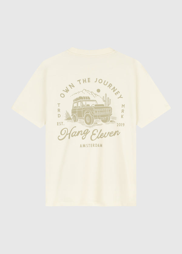Journey Tee - White Sand