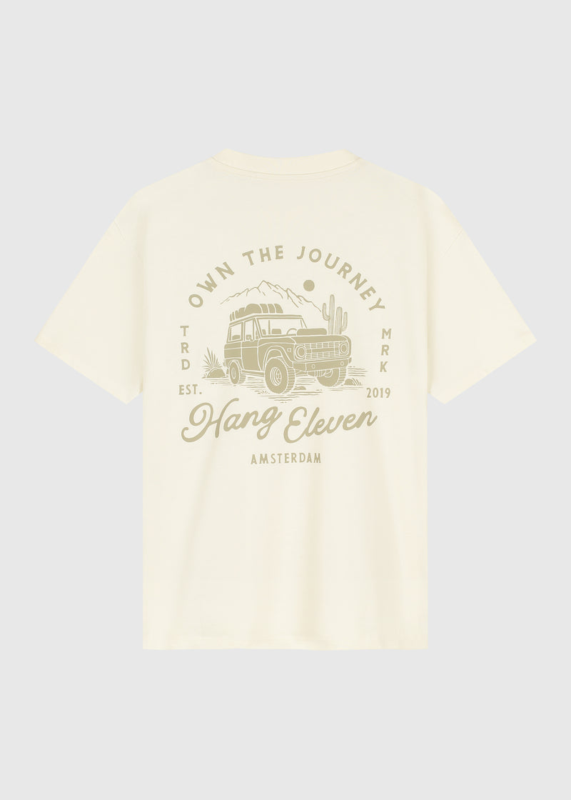 Journey Tee - White Sand