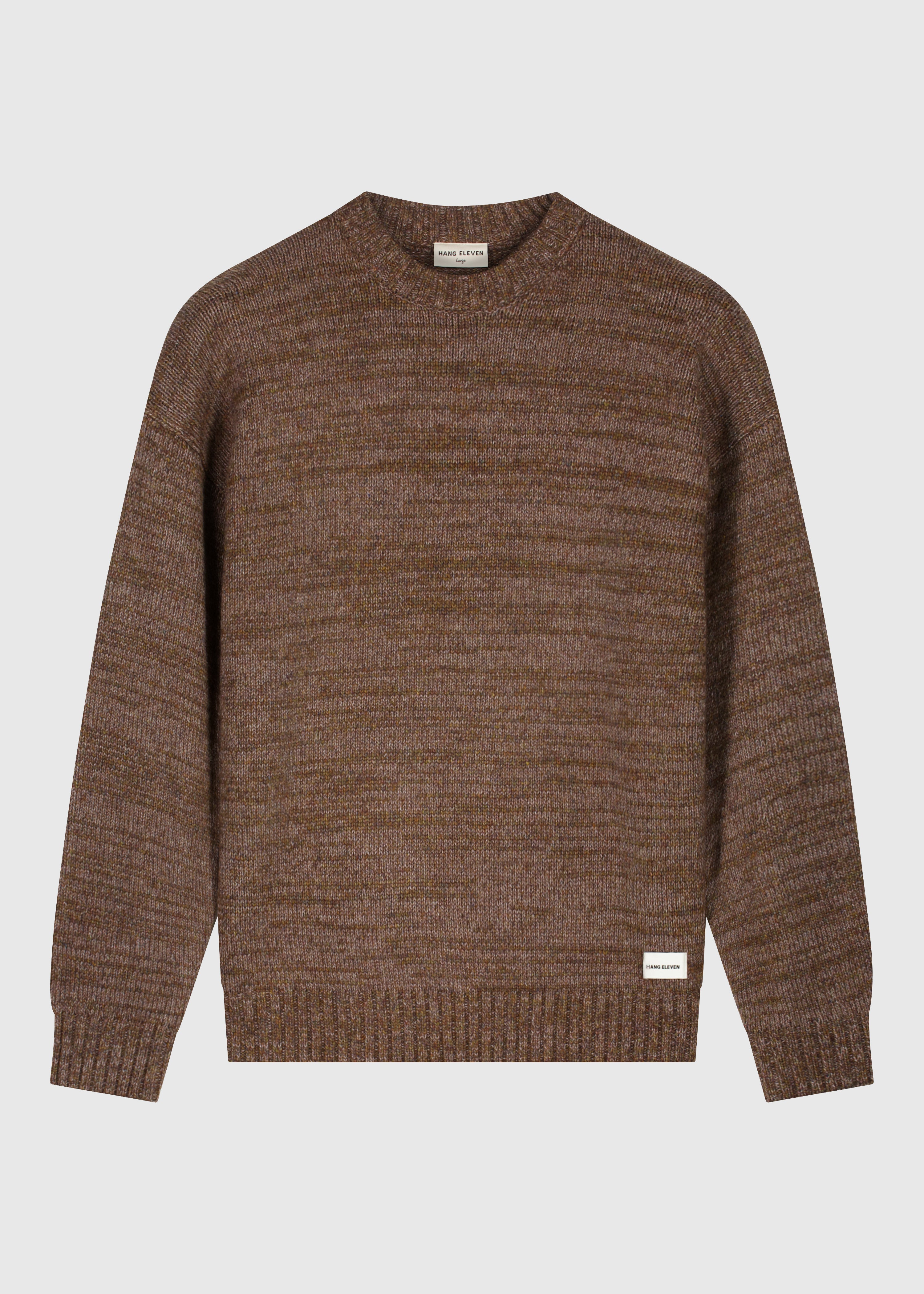 Heavy Knit Crewneck - Brown