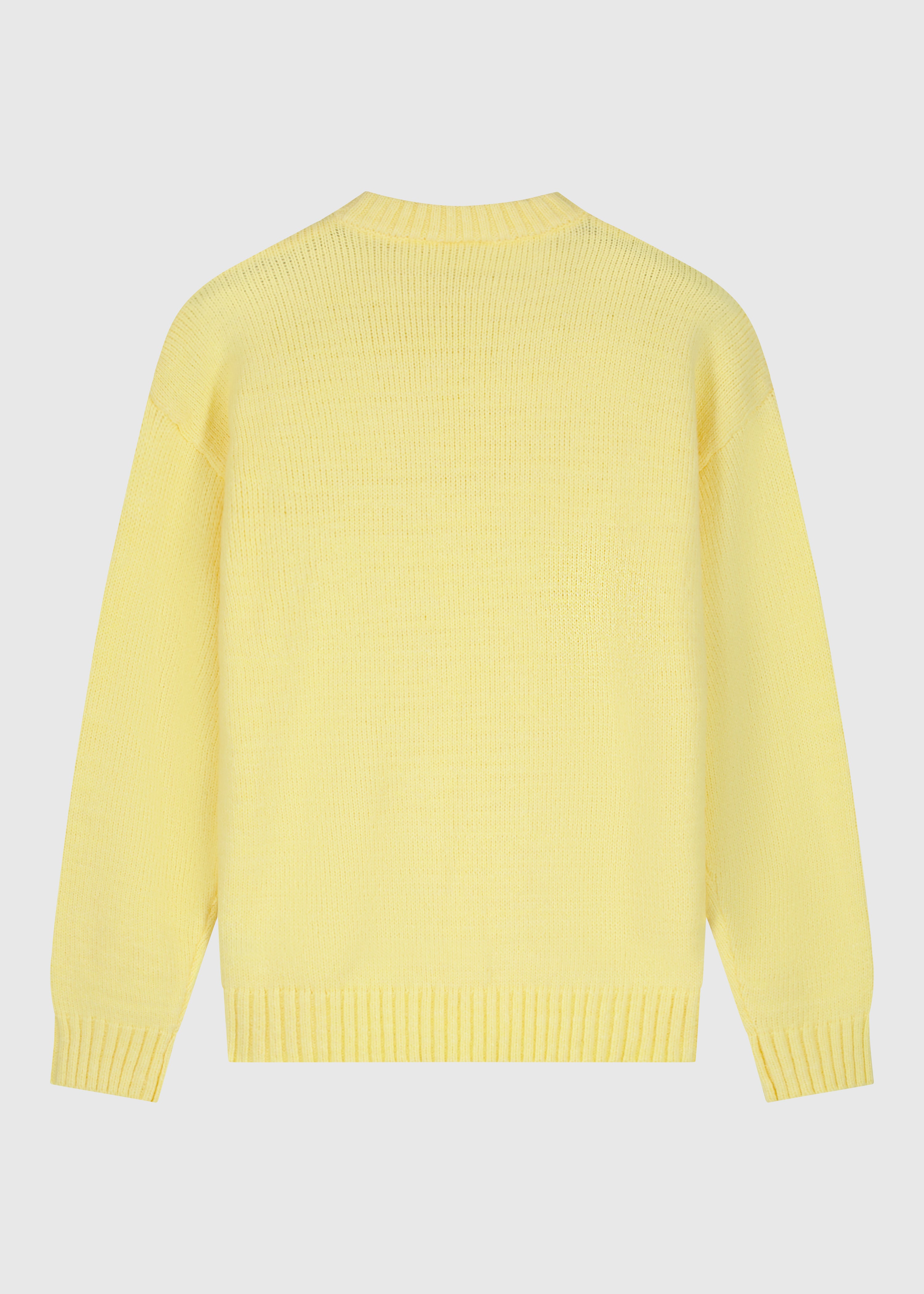 Heavy Knit Crewneck - Yellow