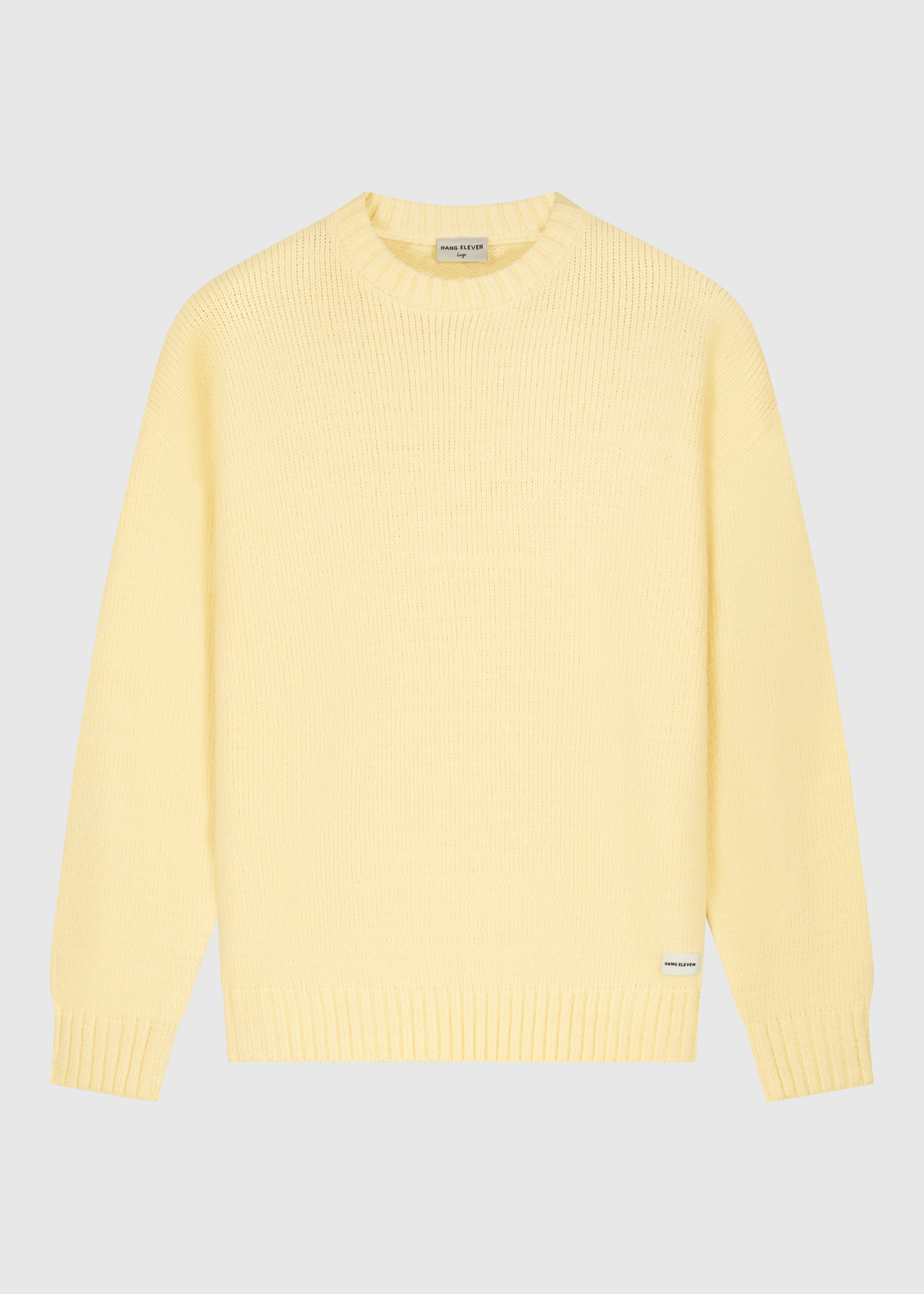 Heavy Knit Crewneck - Pastel Yellow