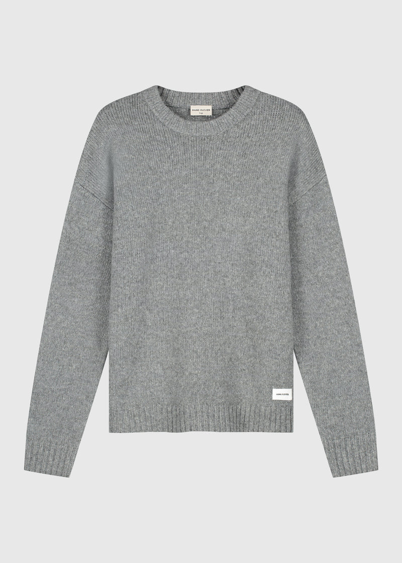 Heavy Knit Crewneck - Dark Grey