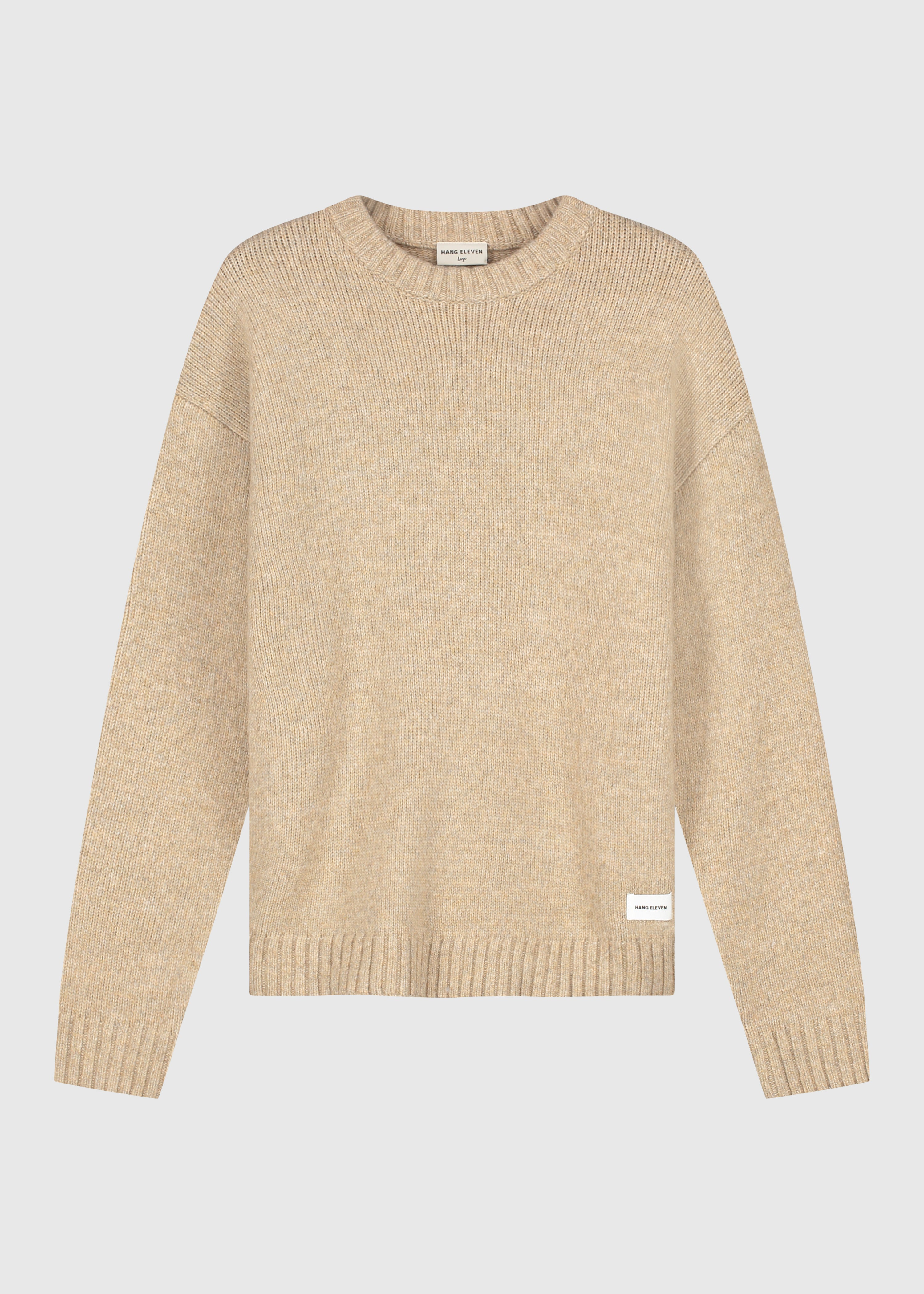 Heavy Knit Crewneck - Dark Sand