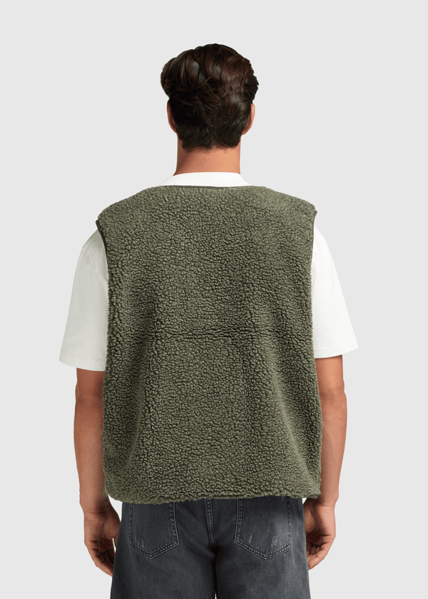 Premium Teddy Vest - Green