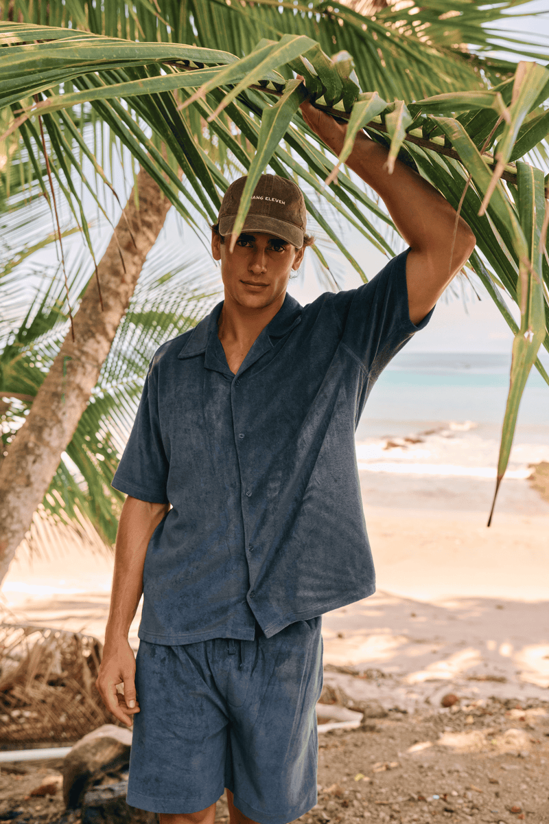 Toweling Shirt - Navy