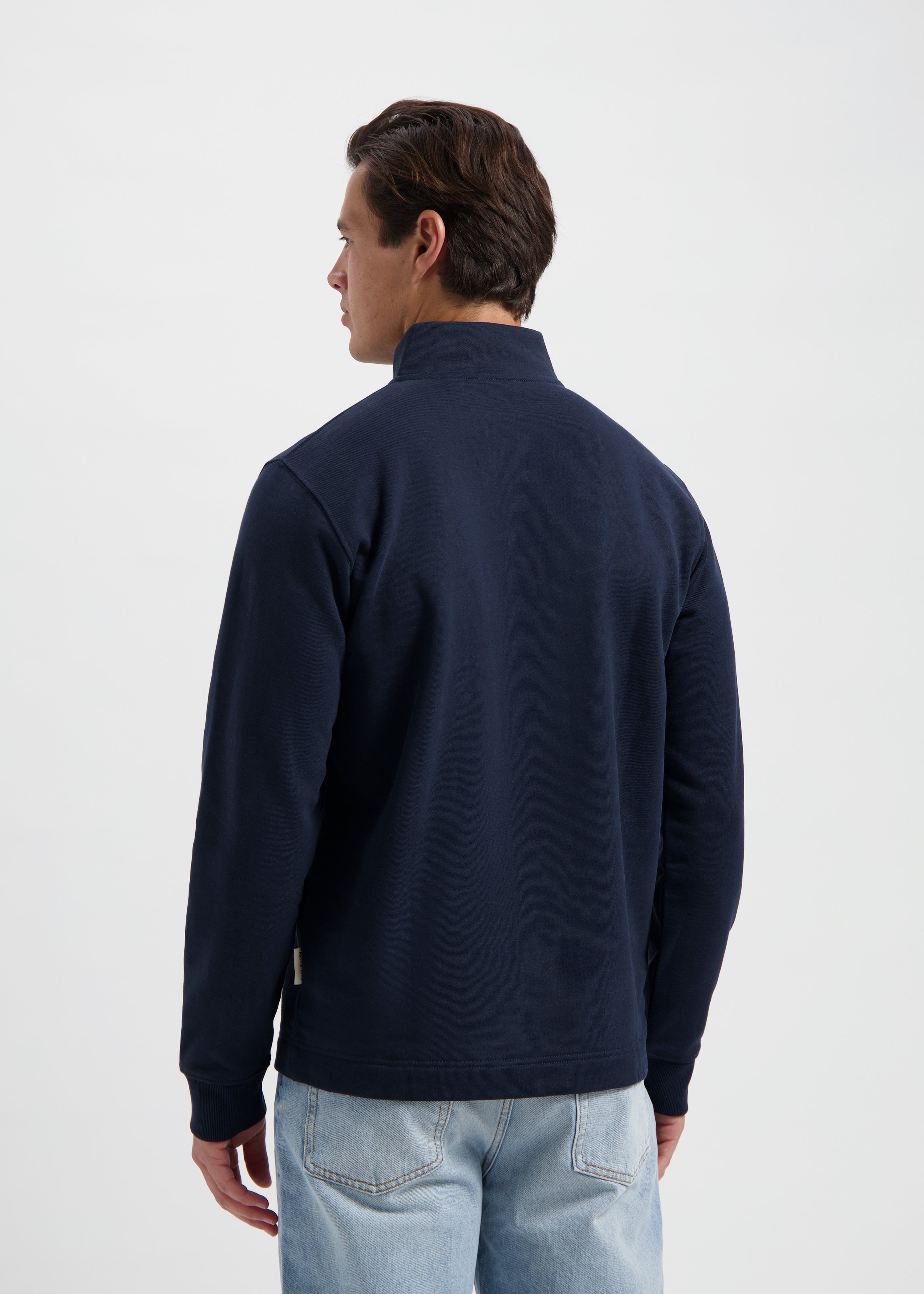 Half Zip Sweater - Navy Blue