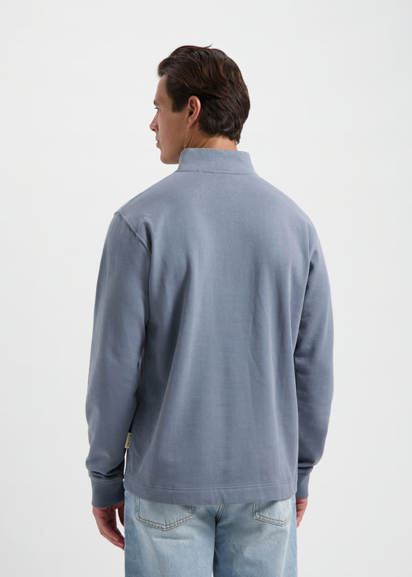 Half Zip Sweater - Stone Grey