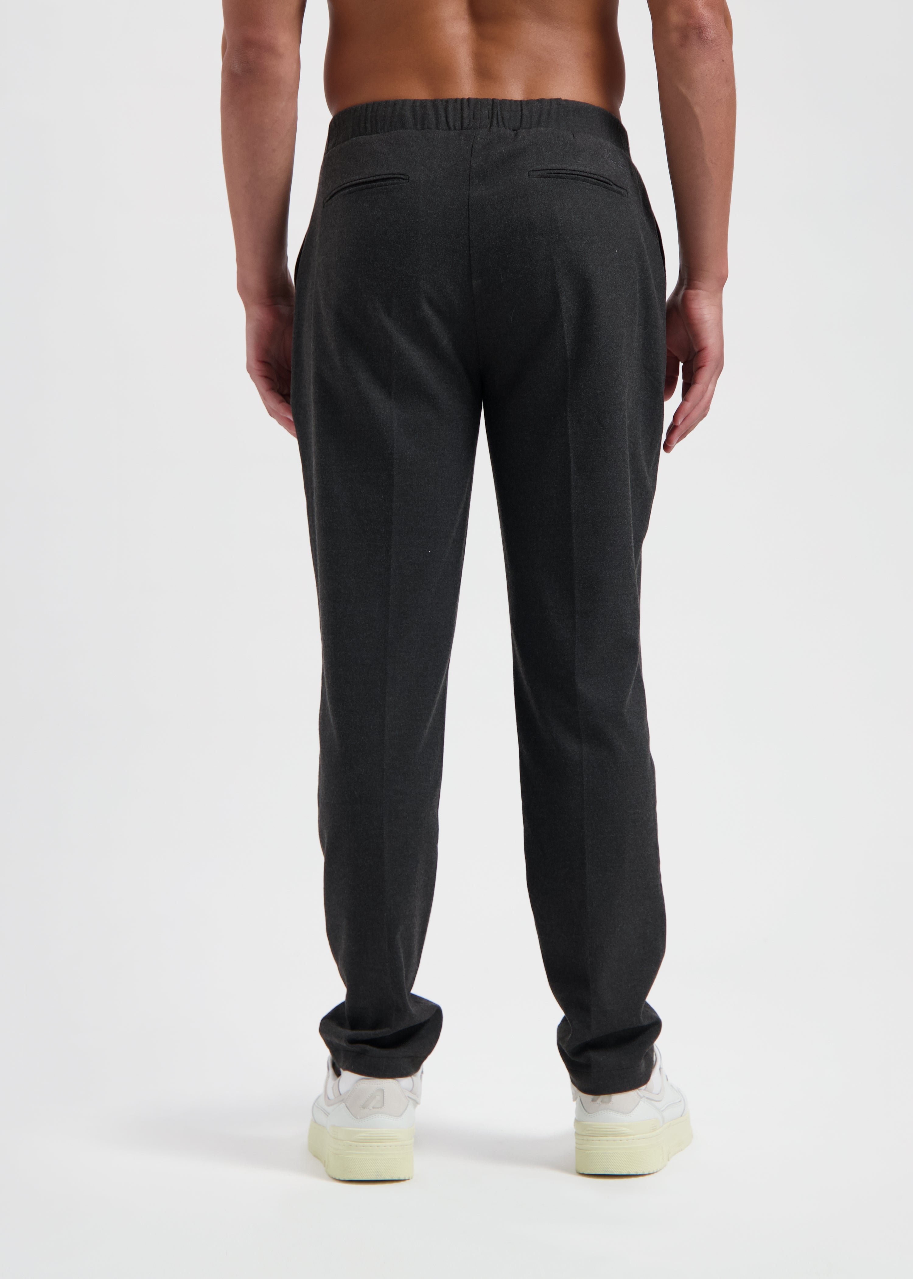 The  Clean Trouser - Grey Melange