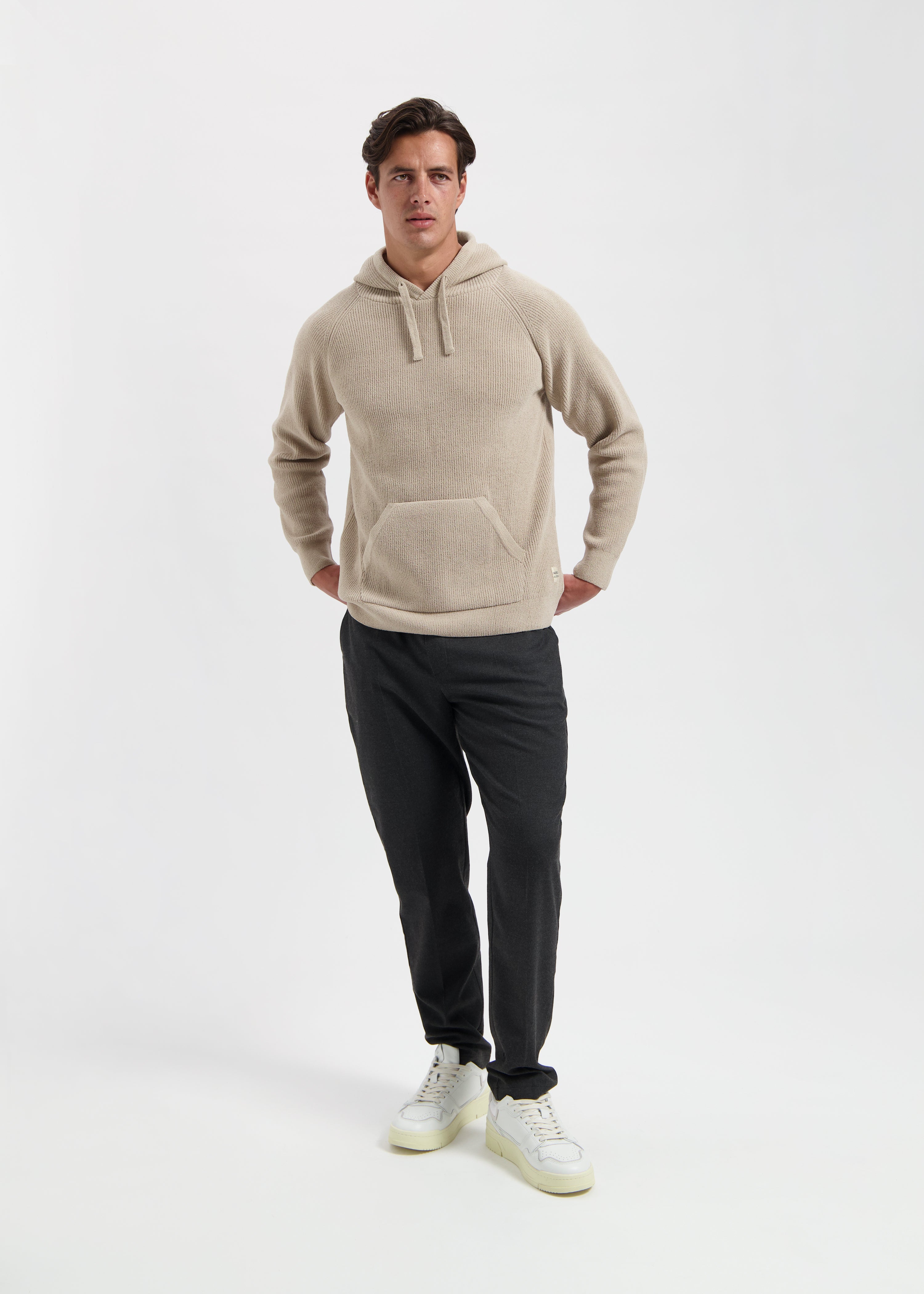 Structure Hoodie - Stone Beige