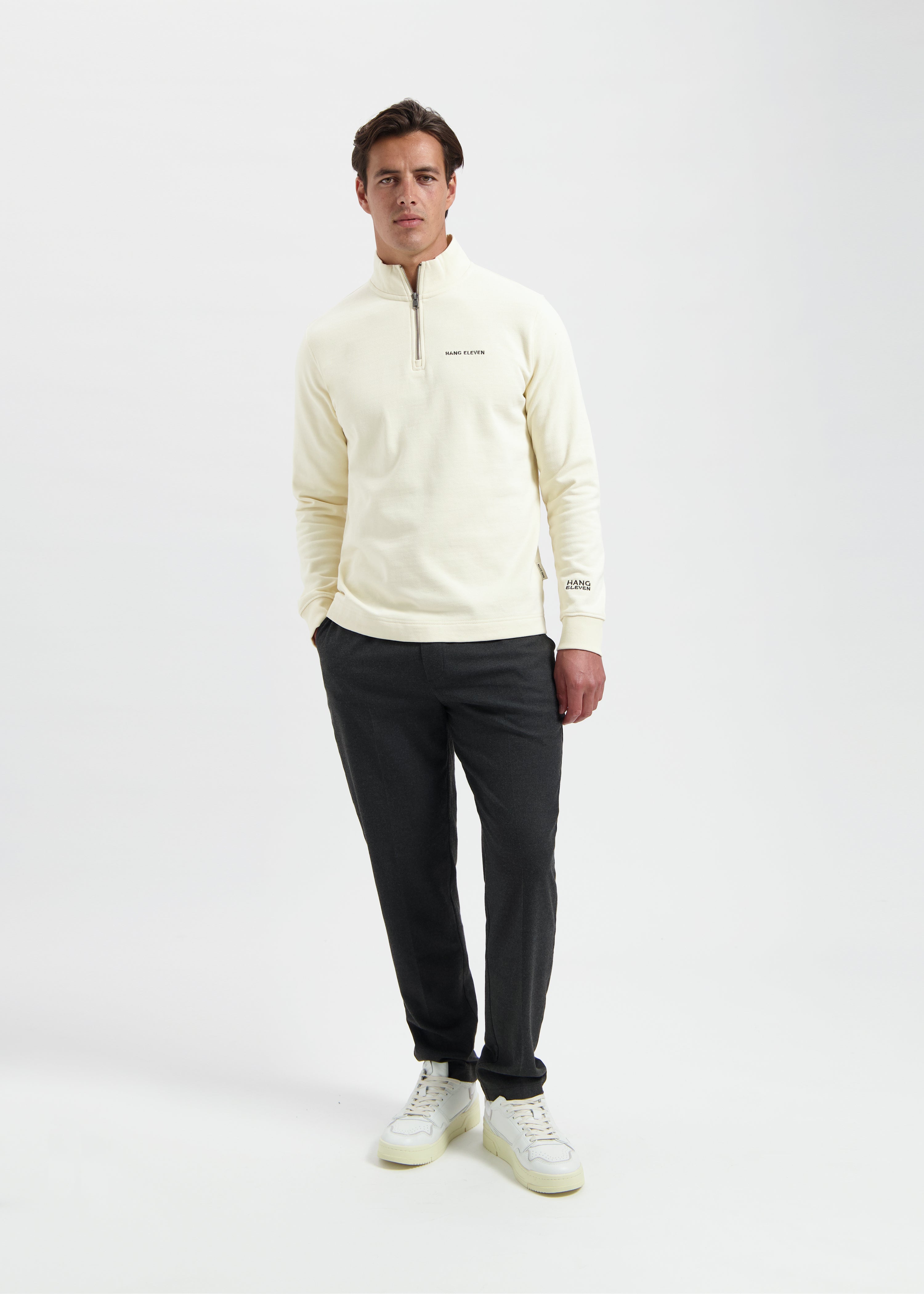 Half Zip Sweater - Sand