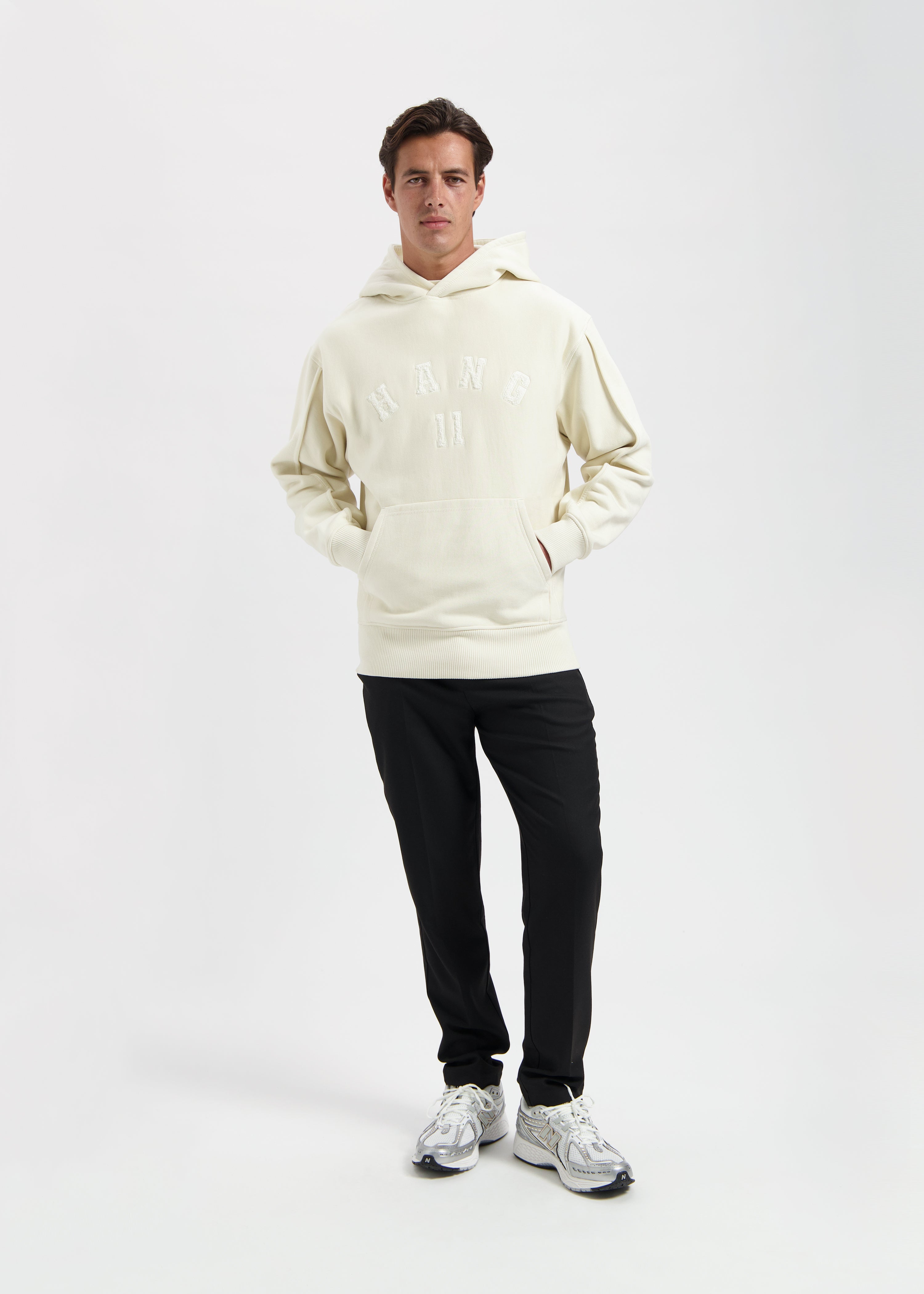 Premium College Hoodie - Sand