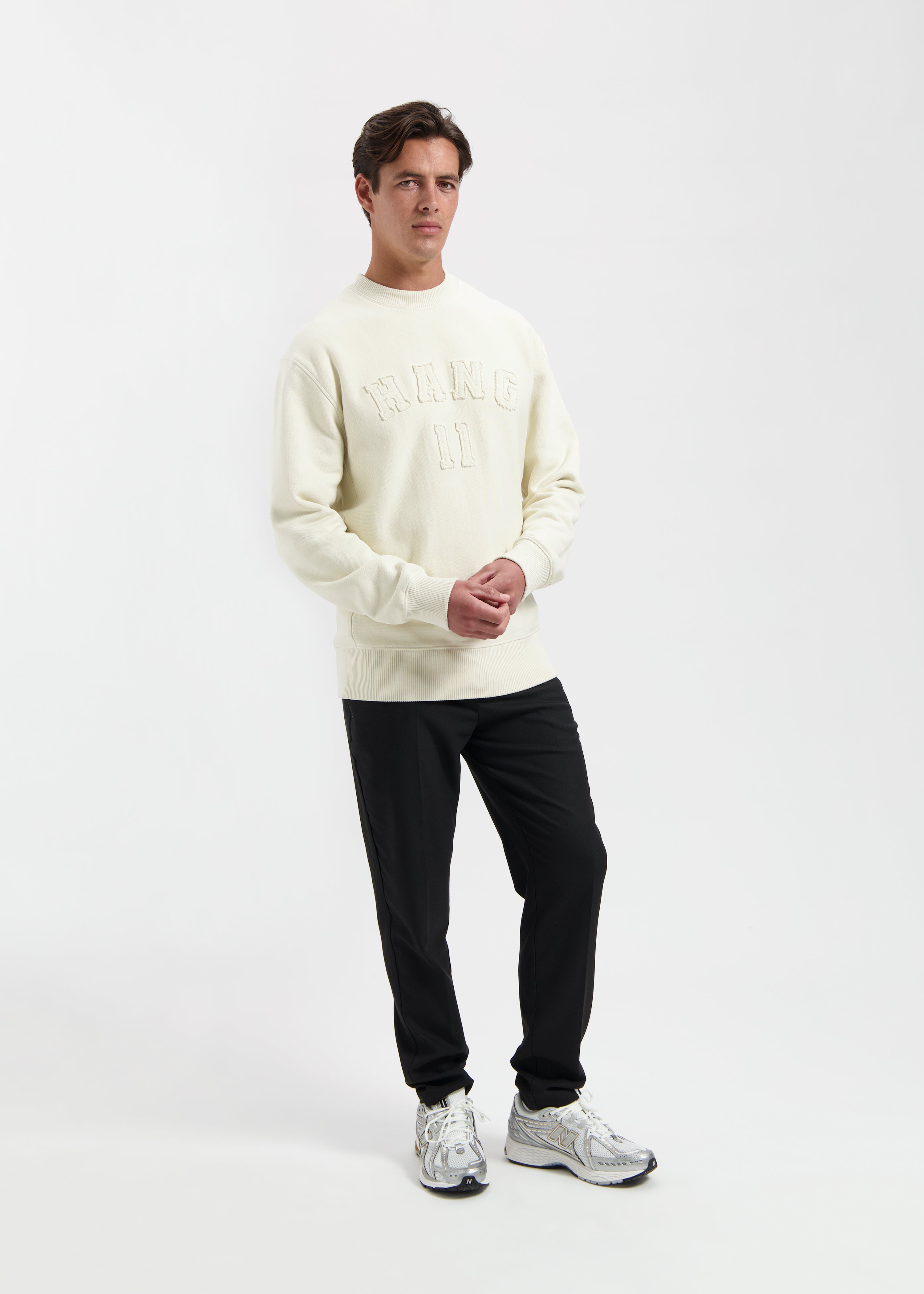 Premium College Crewneck - Sand