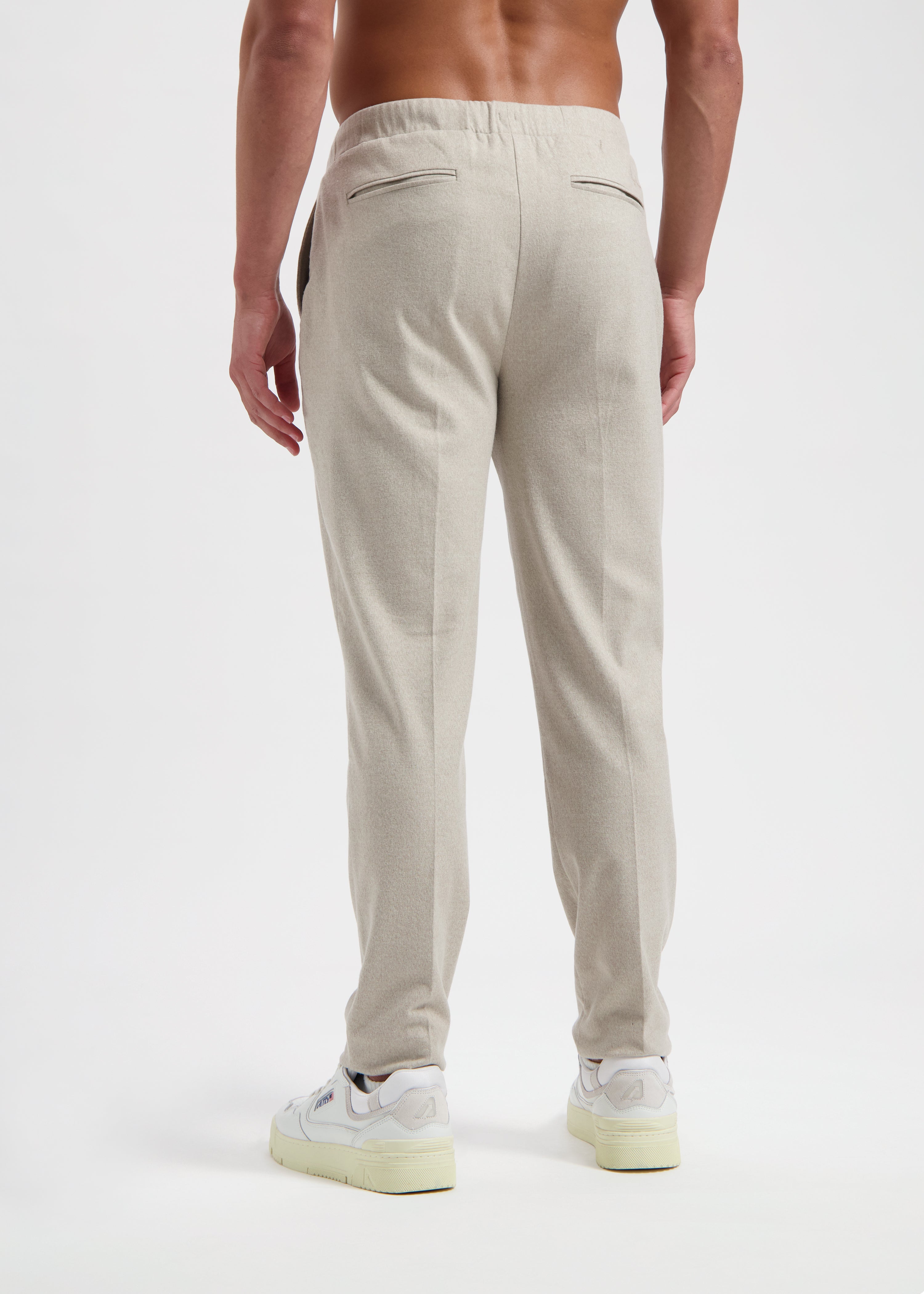 The Clean Trouser - Sand Melange