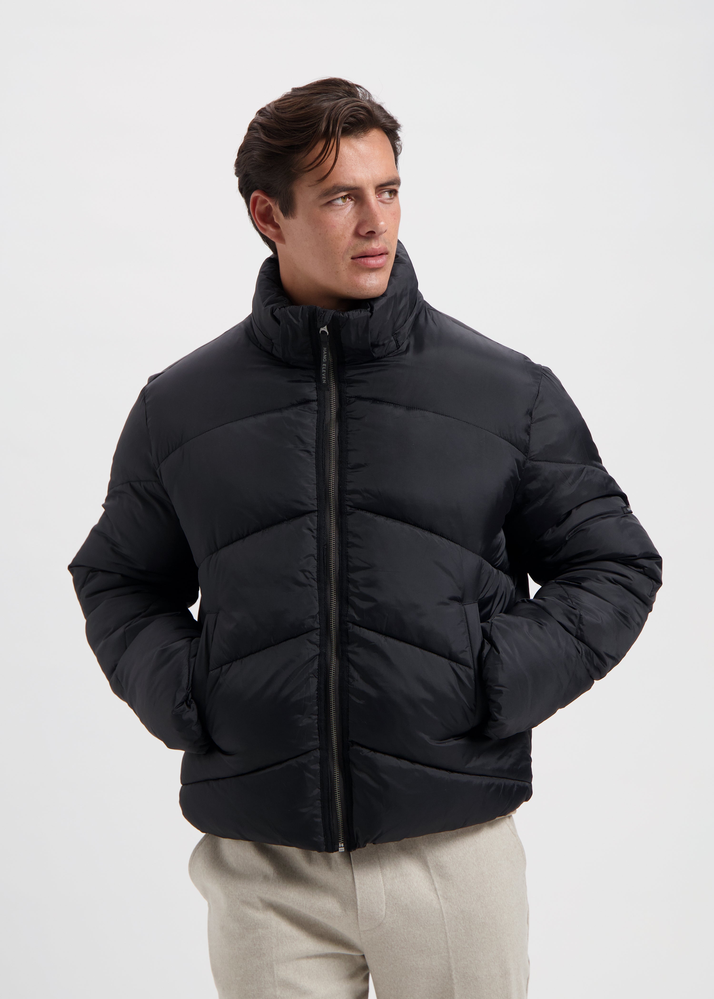 Premium Puffer Jacket - Black