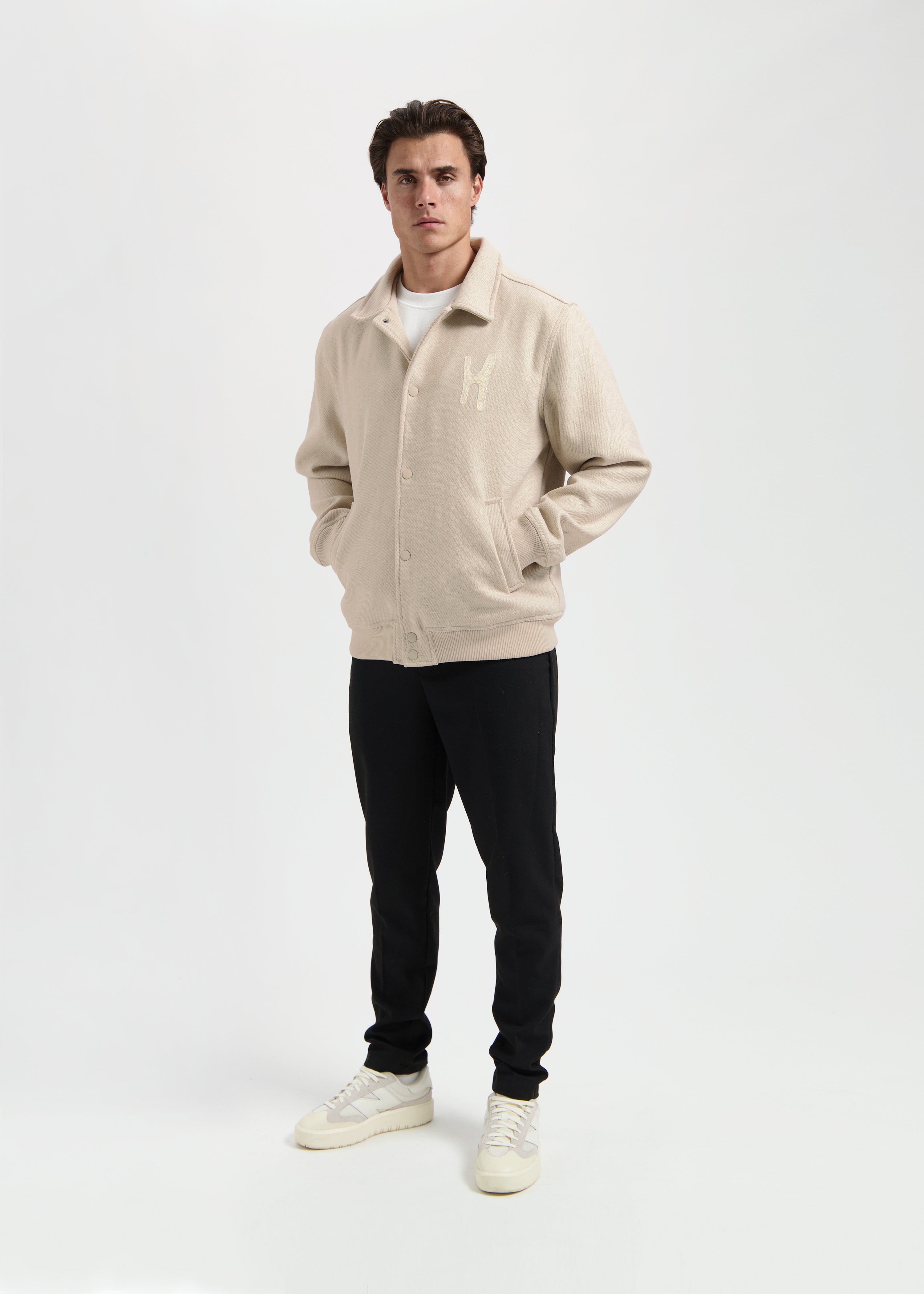 Varsity Jacket - Sand