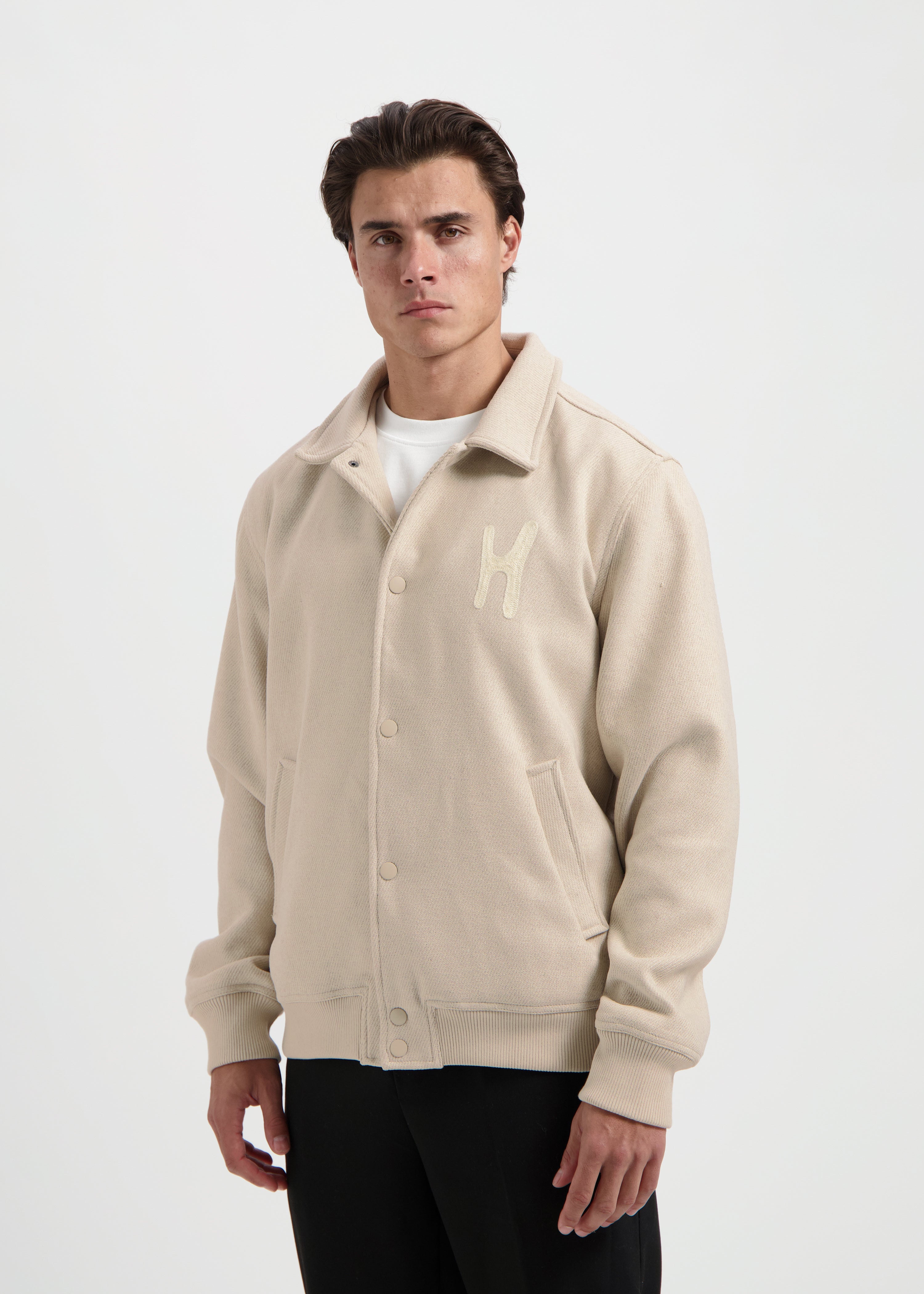 Varsity Jacket - Sand