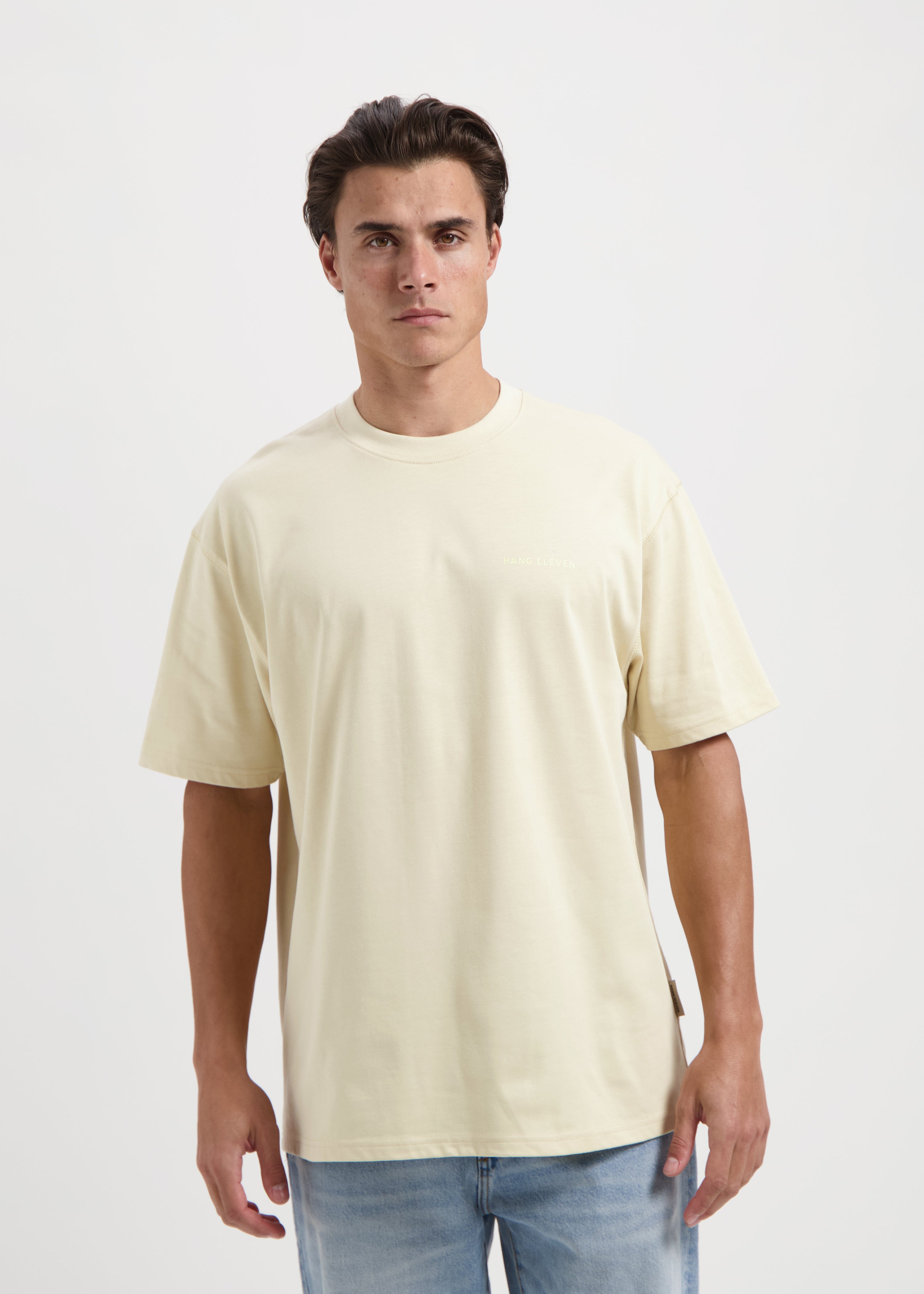 Swirl Palm Tee - Sand