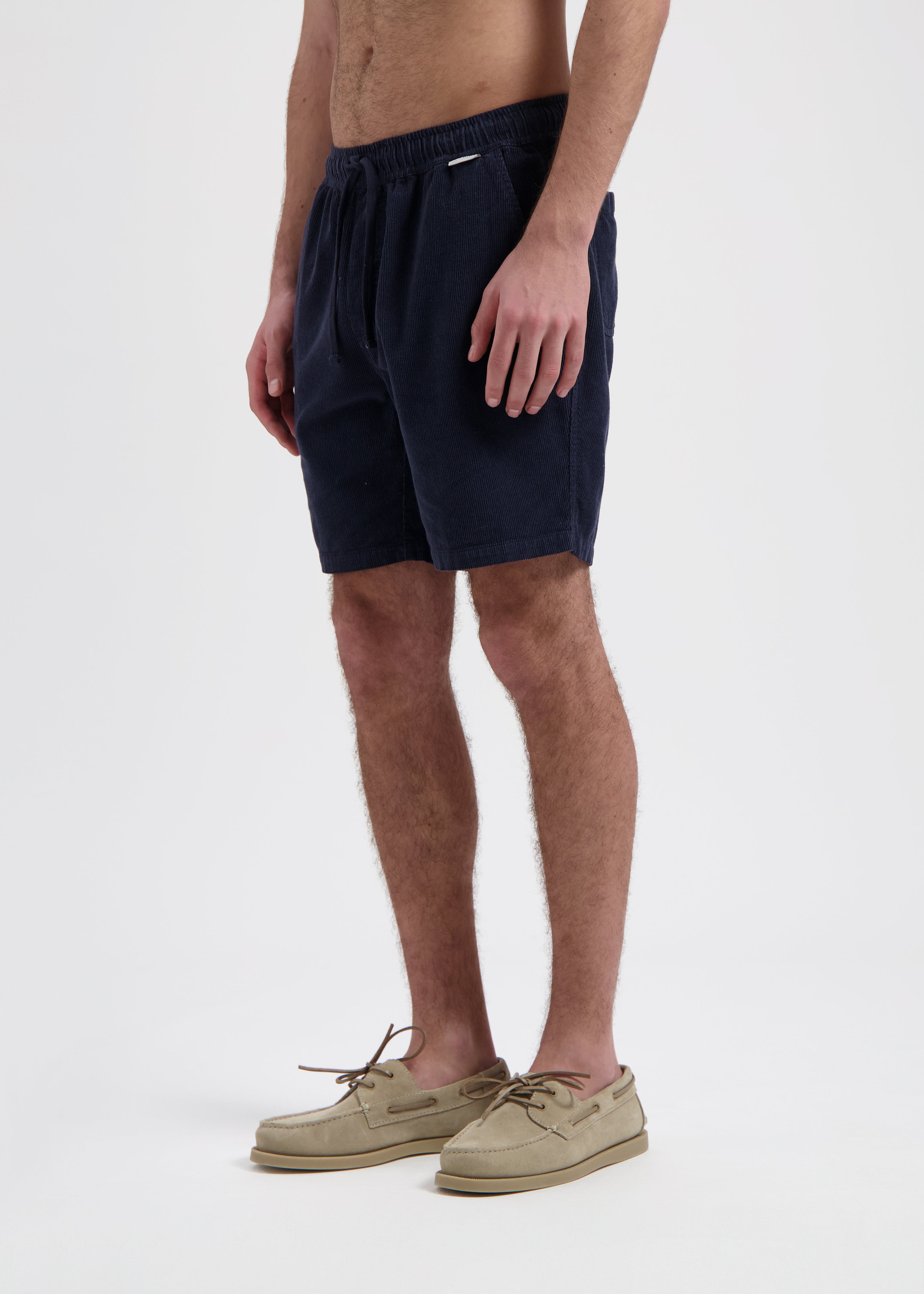 Corduroy Short - Navy Blue