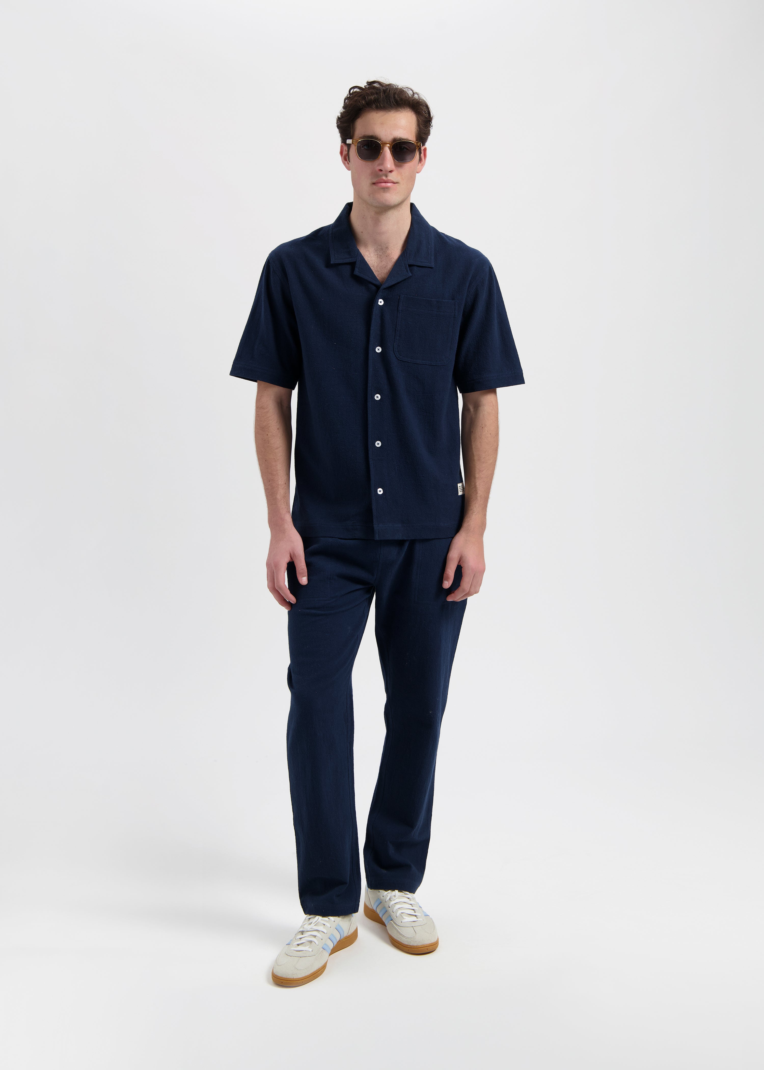 Structure Shirt - Navy Blue