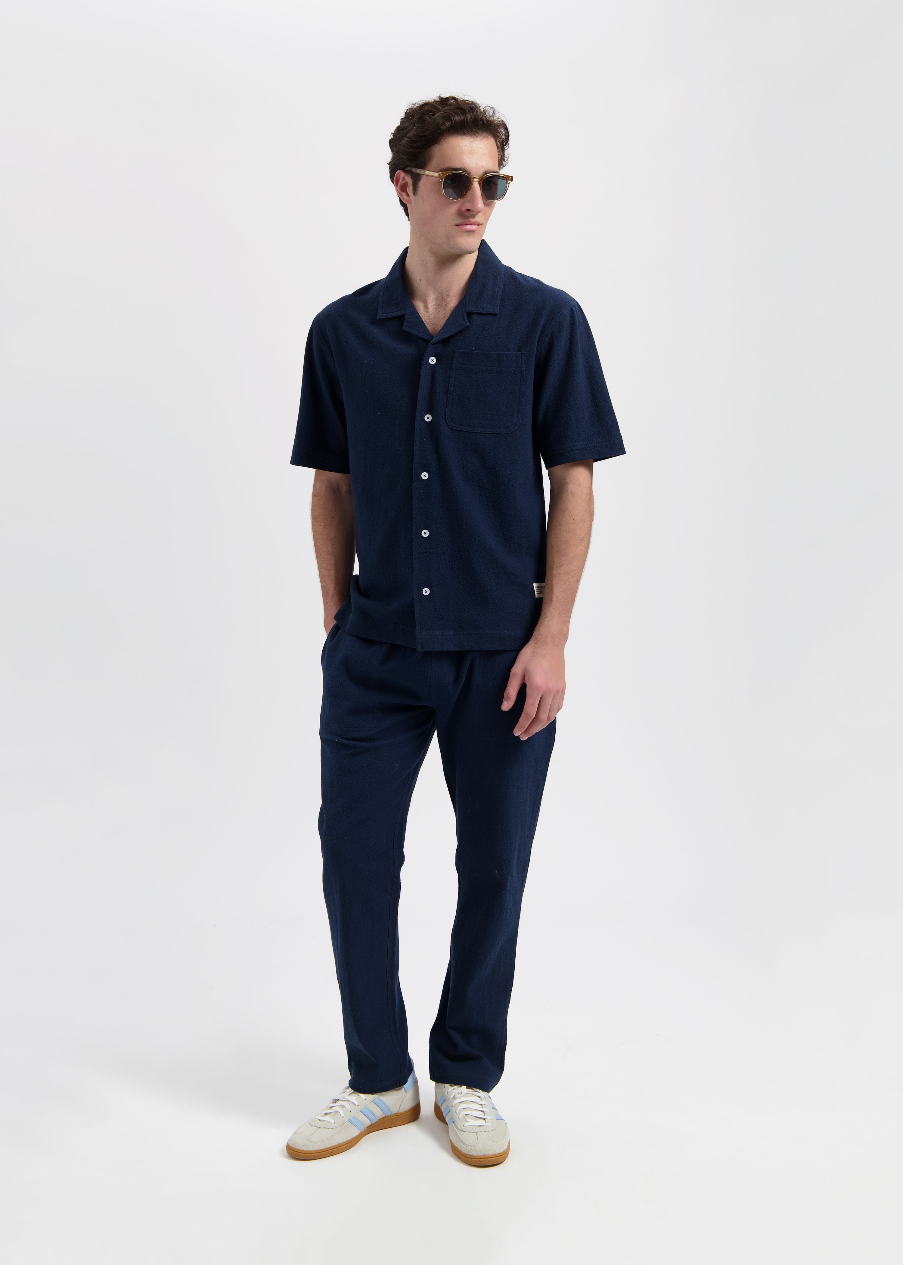 Structure Shirt - Navy Blue