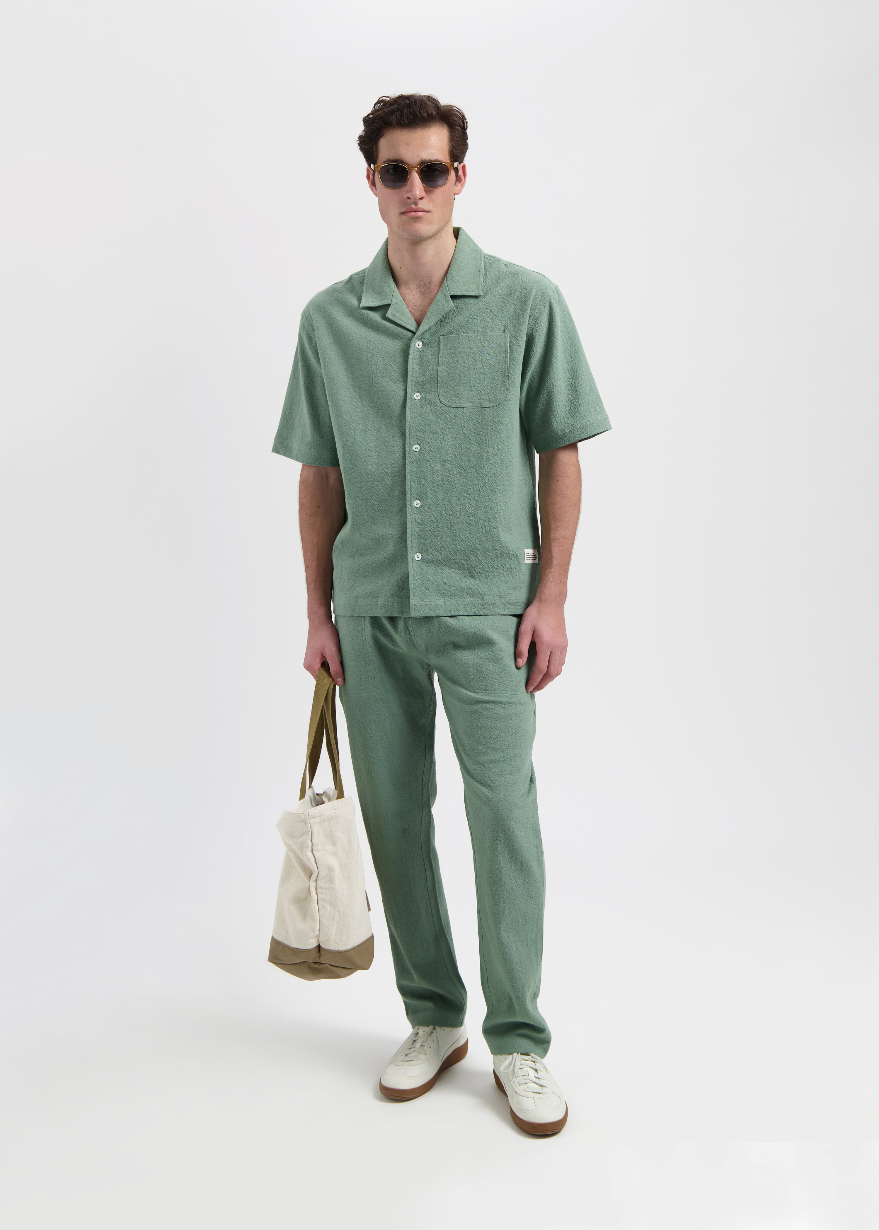 Structure Pants - Sage Green