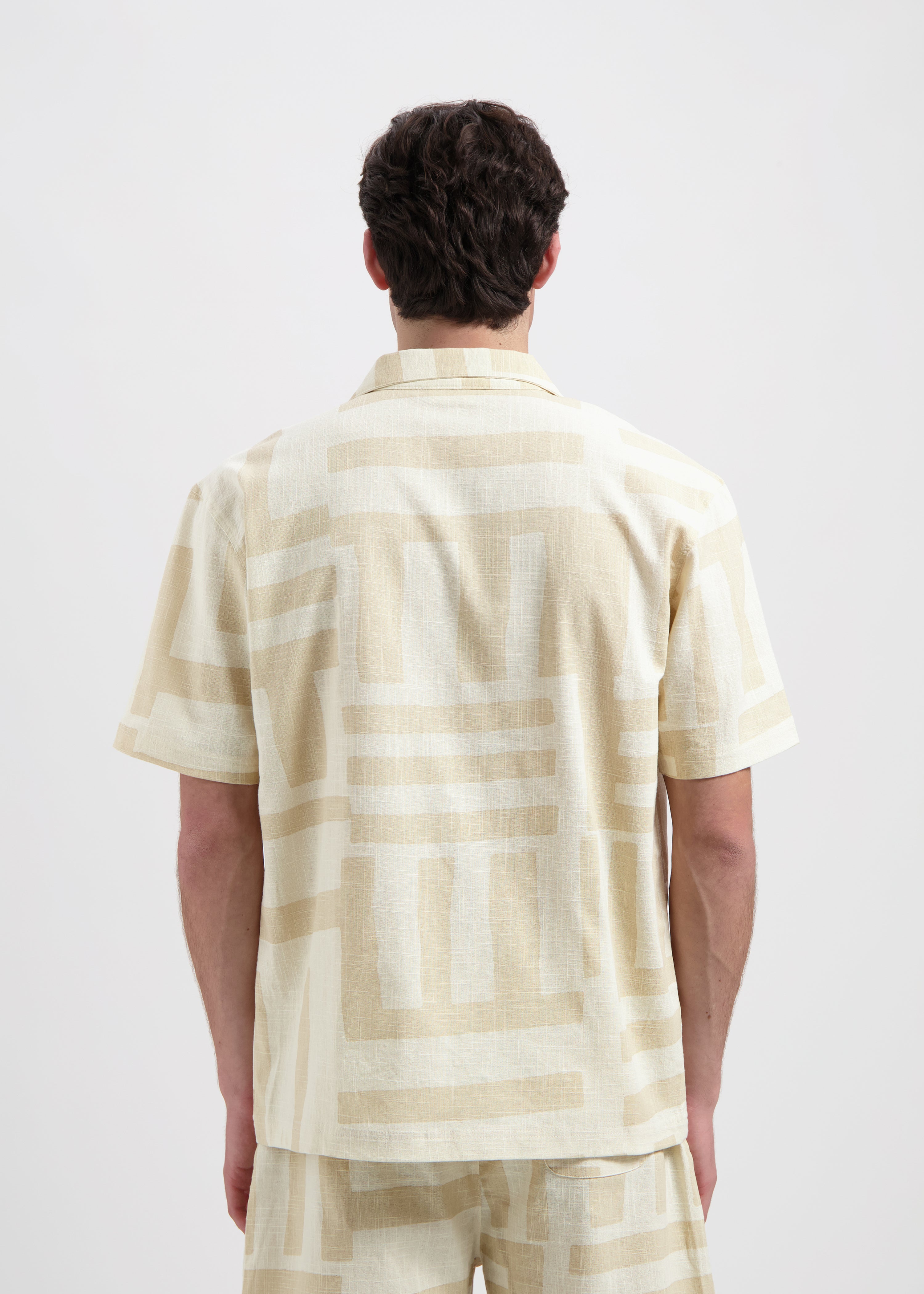 Stripe Slub Shirt - Sand