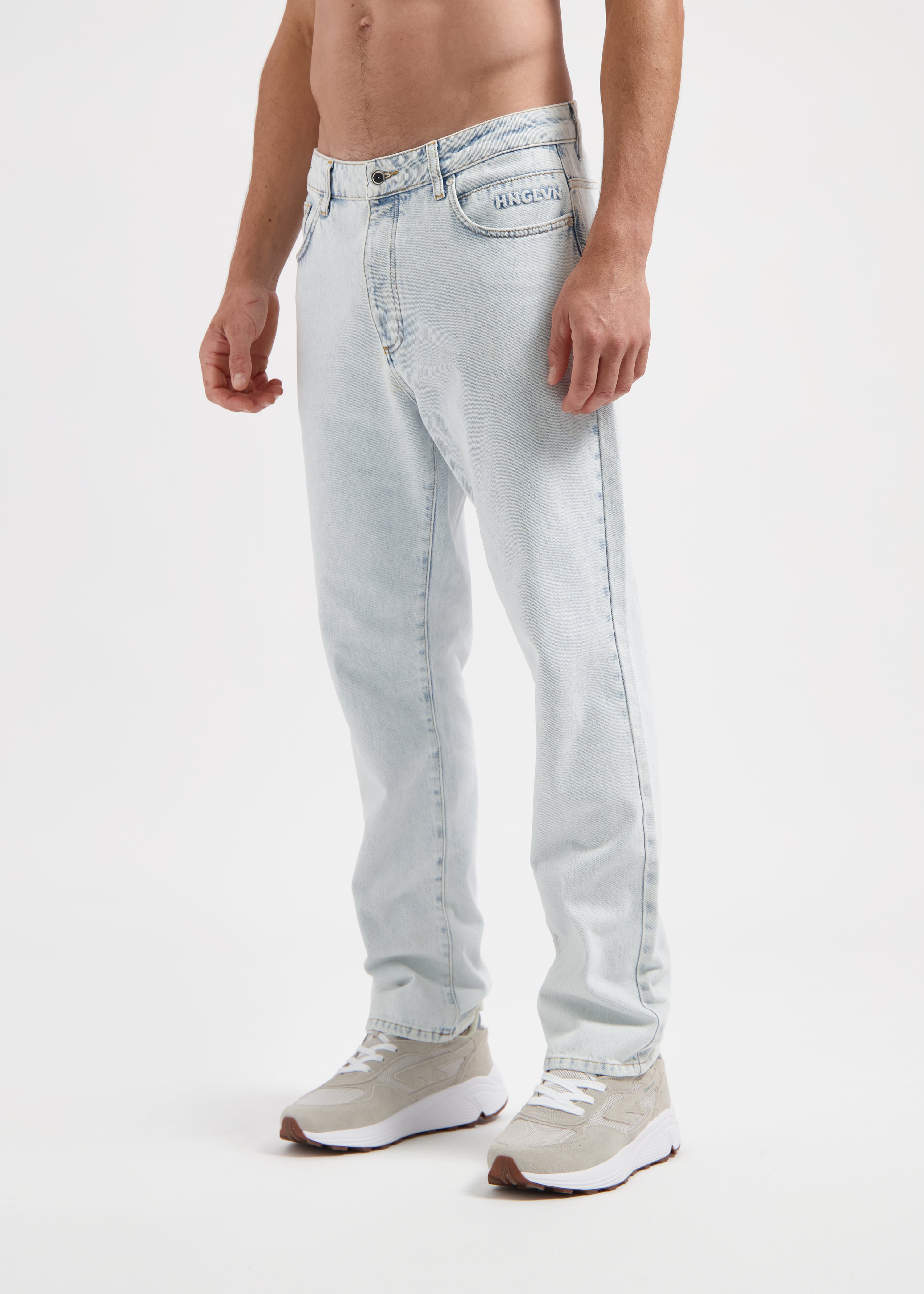 Premium Straight Jeans - Light Blue