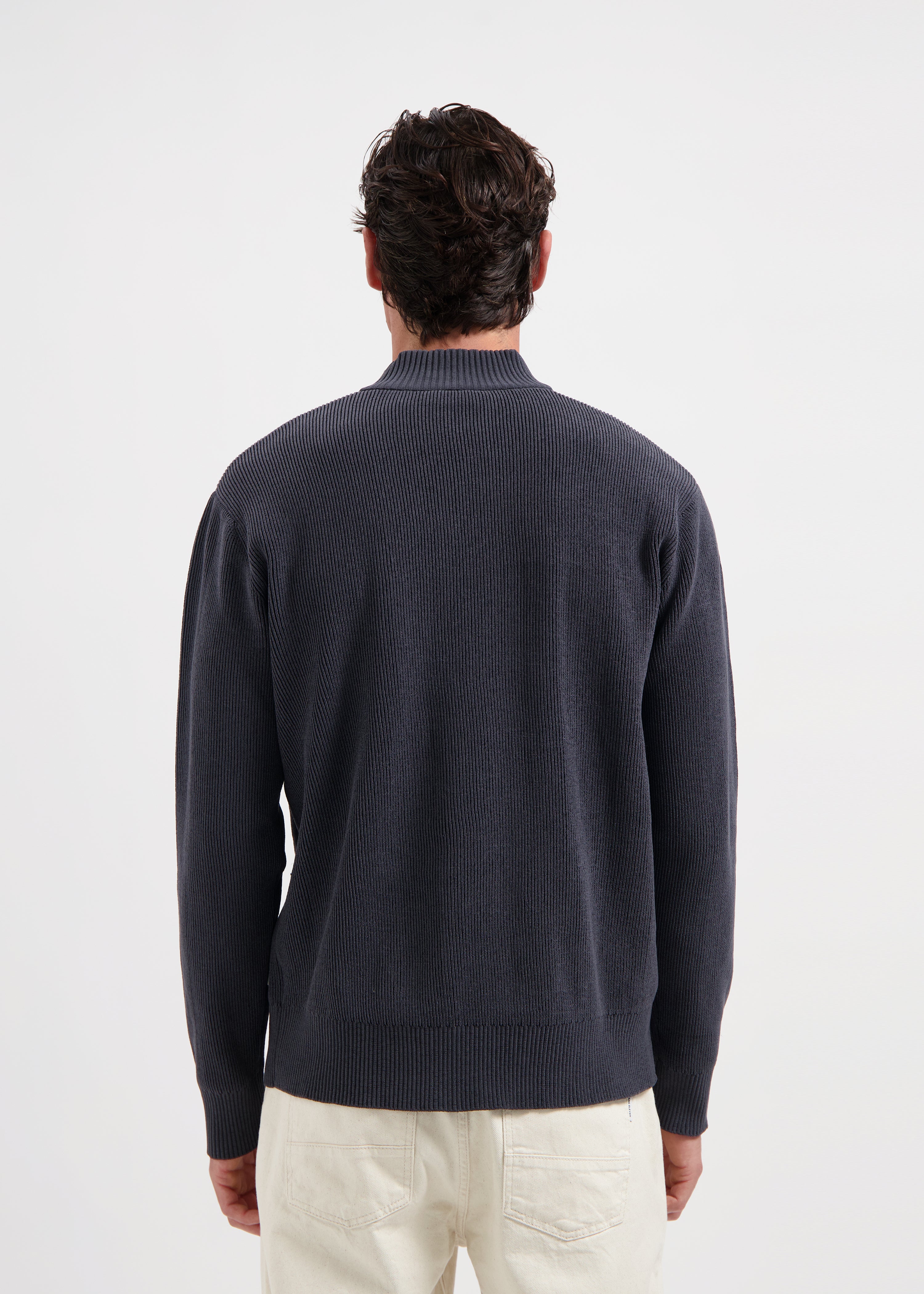 Clean Half Zip - Navy Blue