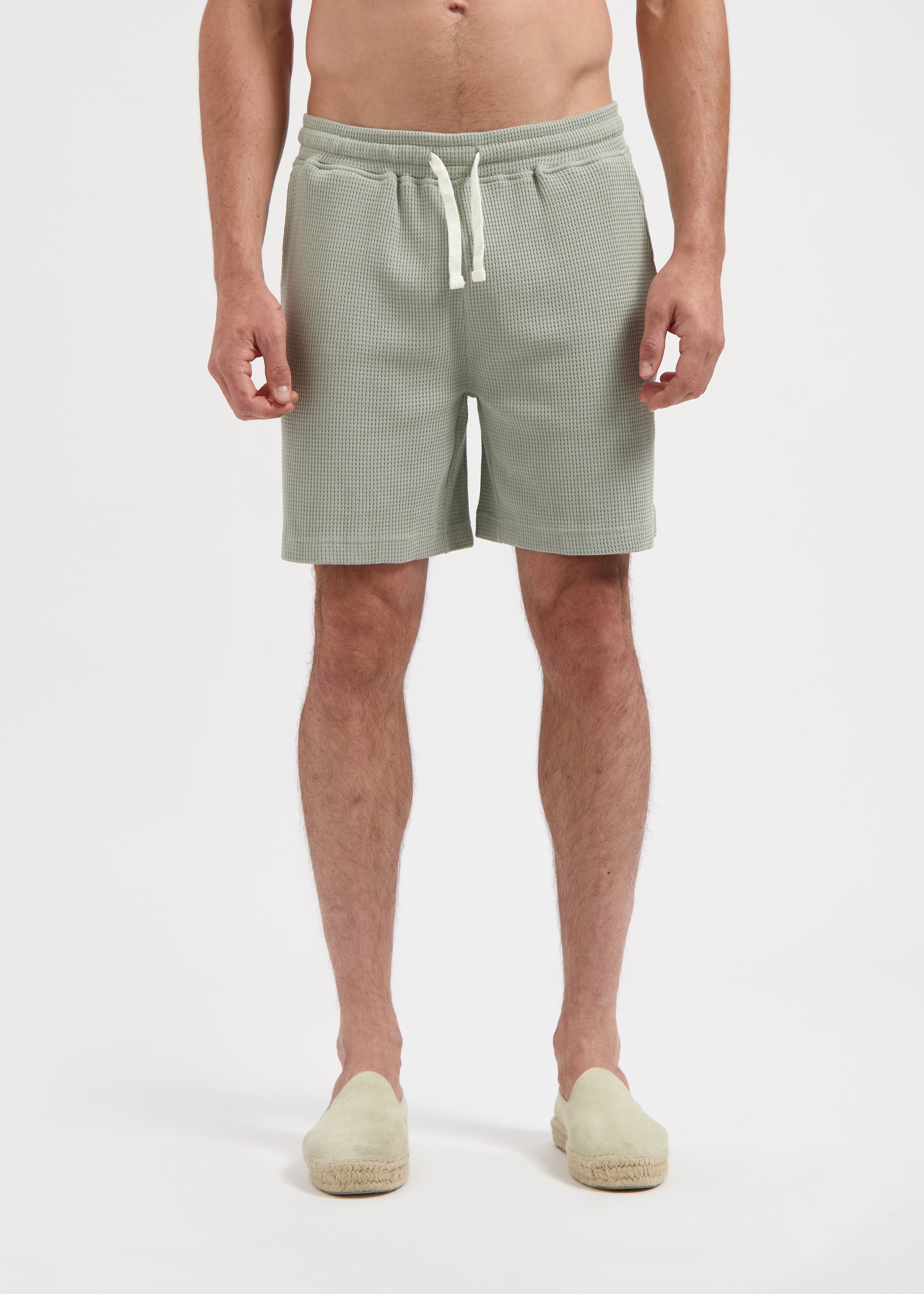 Waffle Short - Sage Green