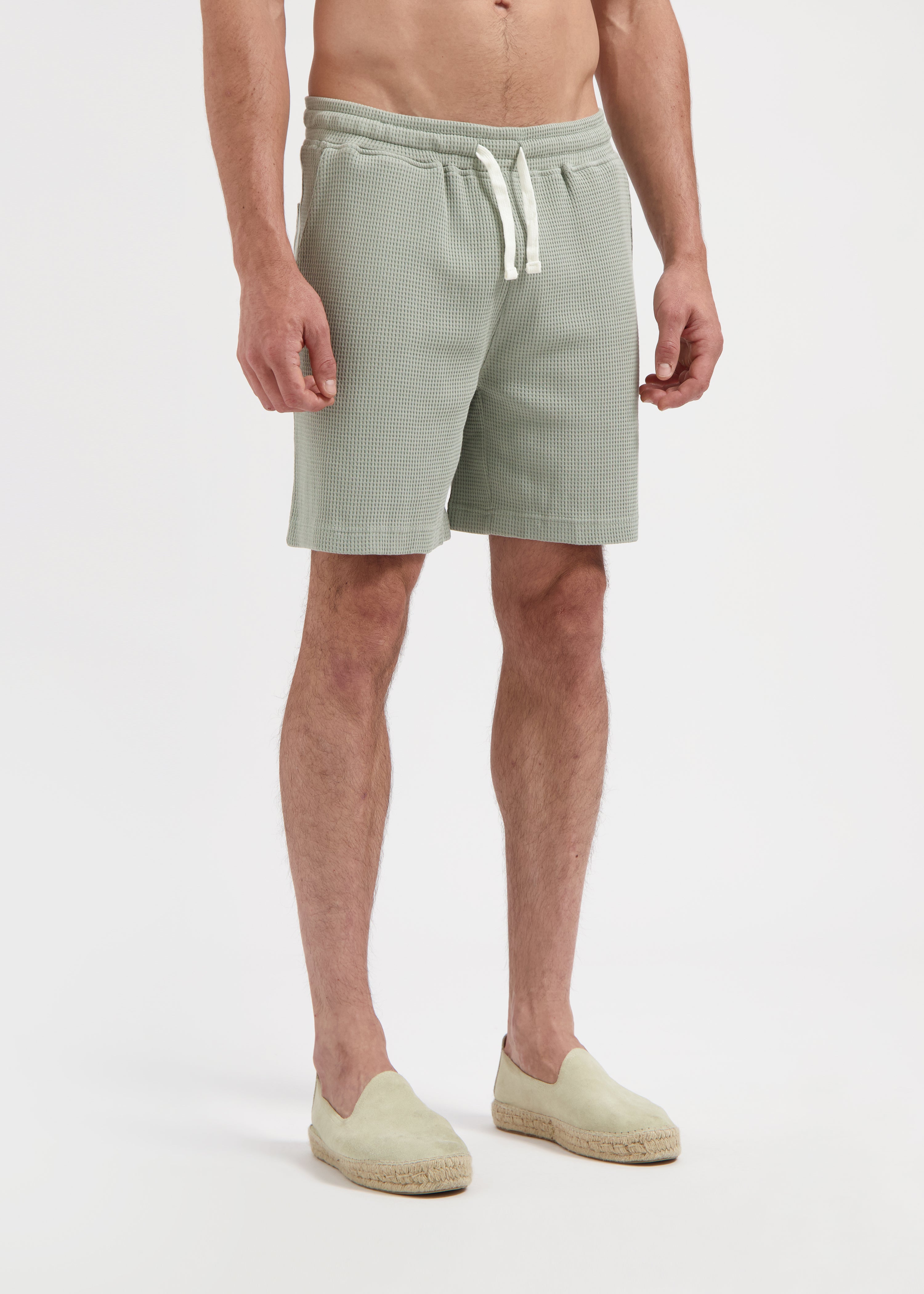 Waffle Short - Sage Green
