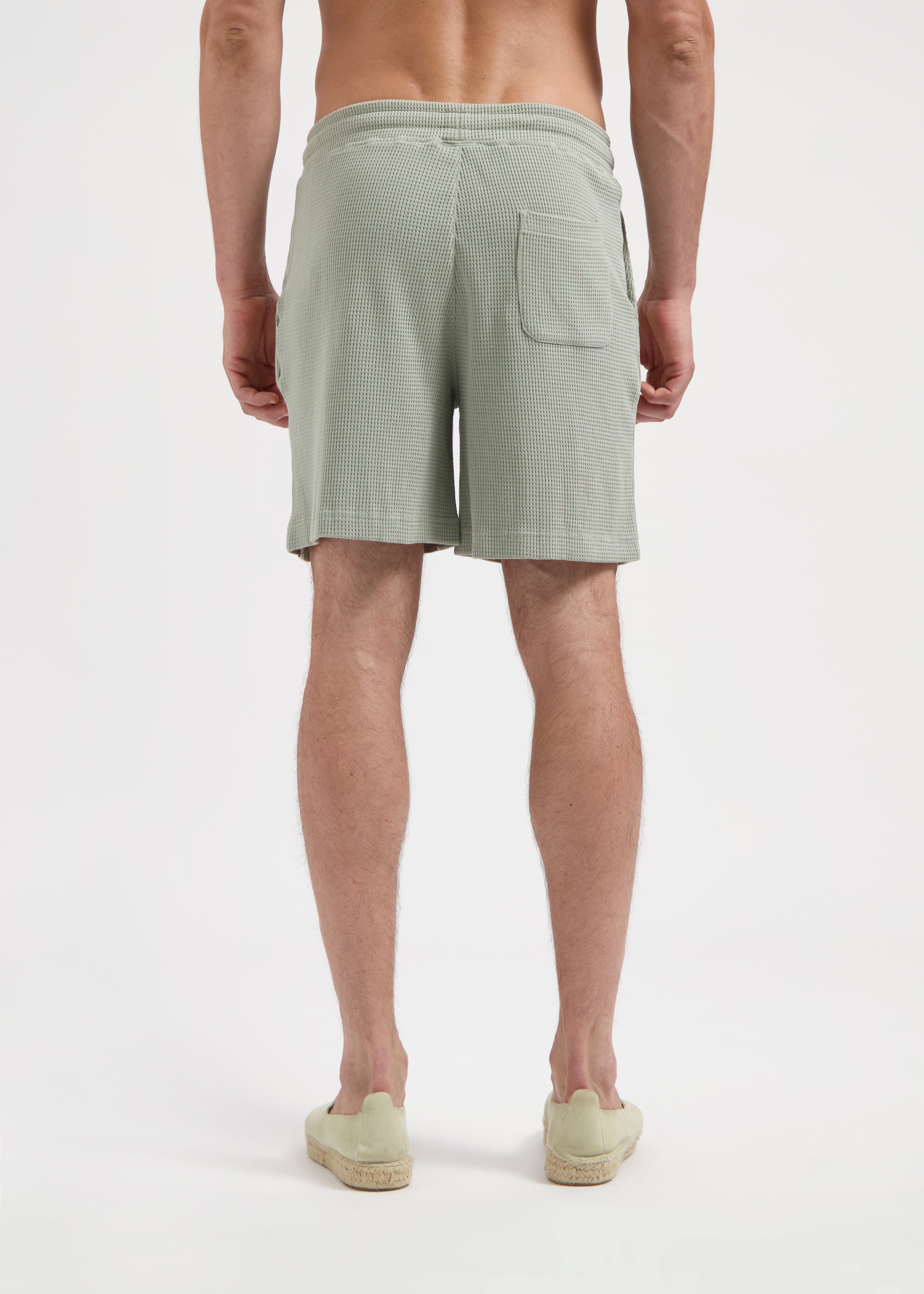 Waffle Short - Sage Green