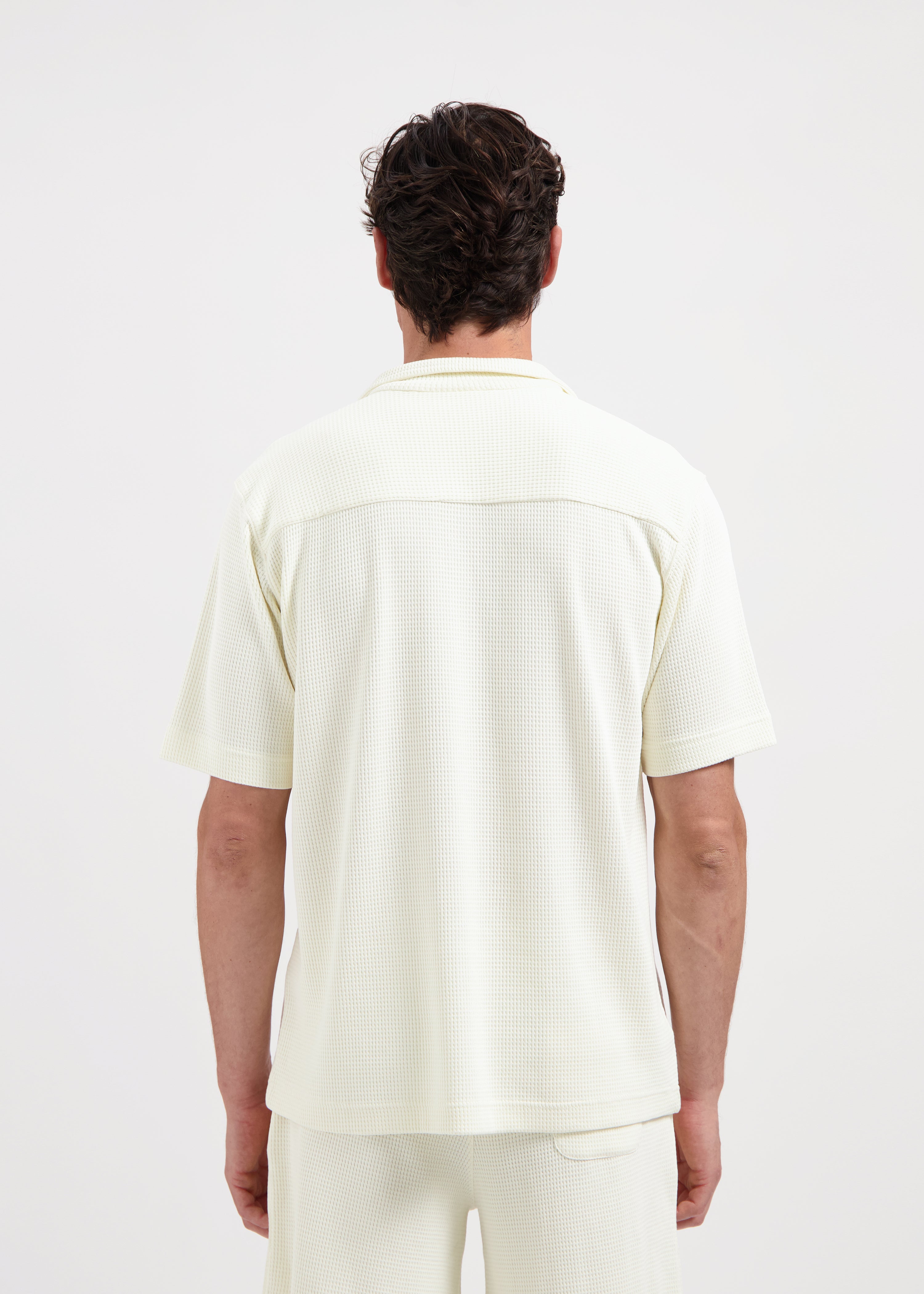 Waffle Shirt - White Sand
