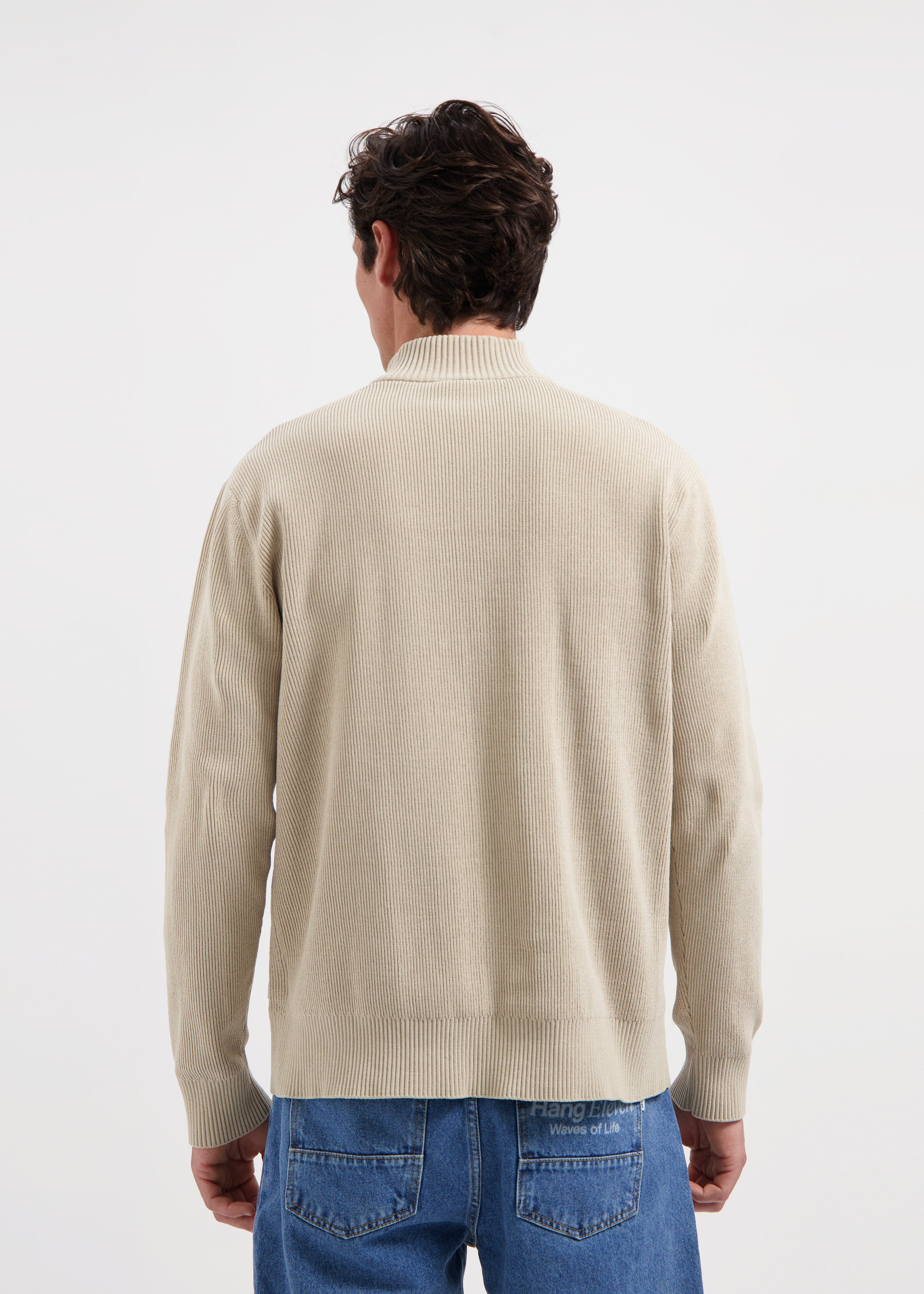 Clean Half Zip - Sand