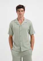 Waffle Shirt - Sage Green