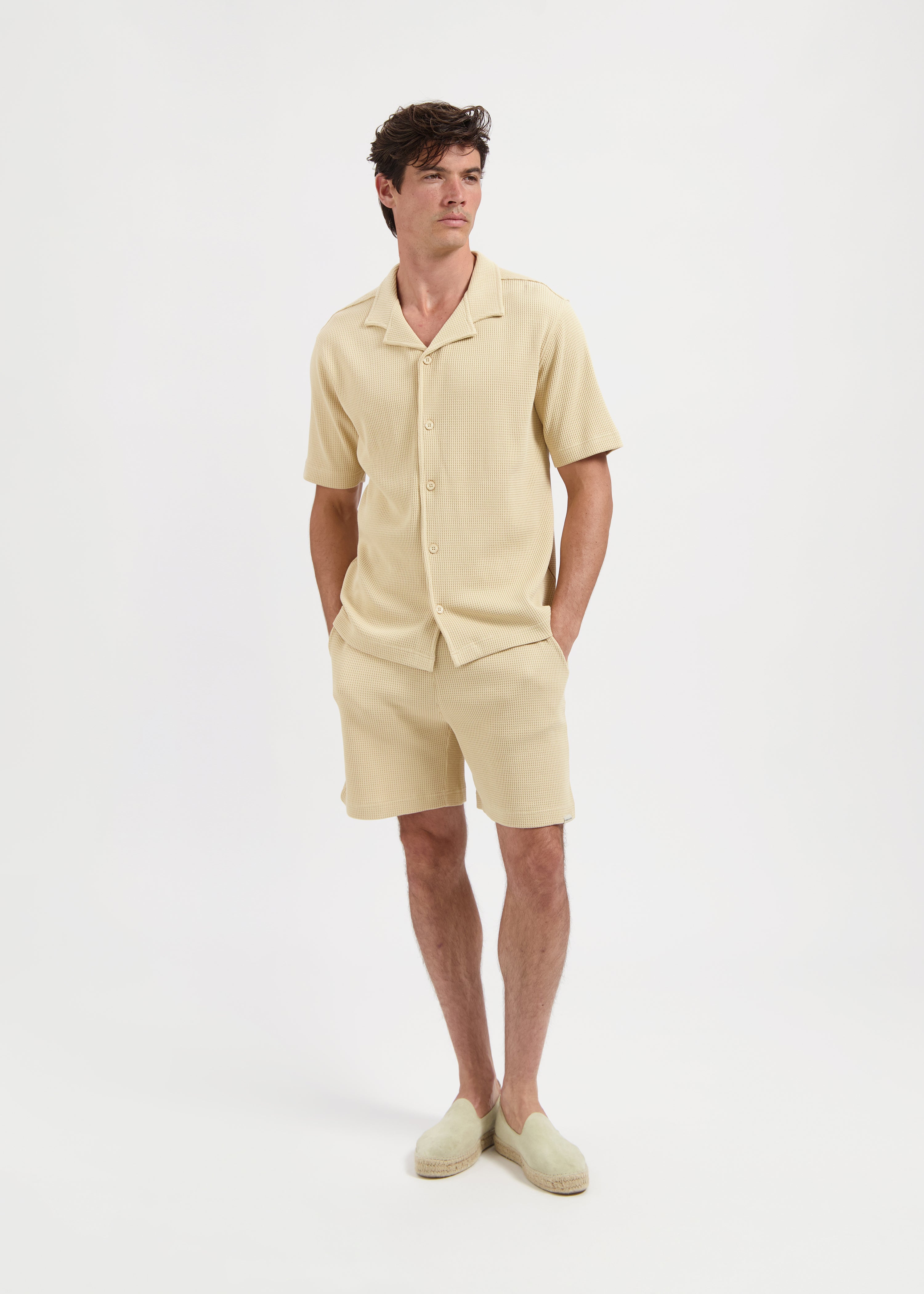 Waffle Short - Beige