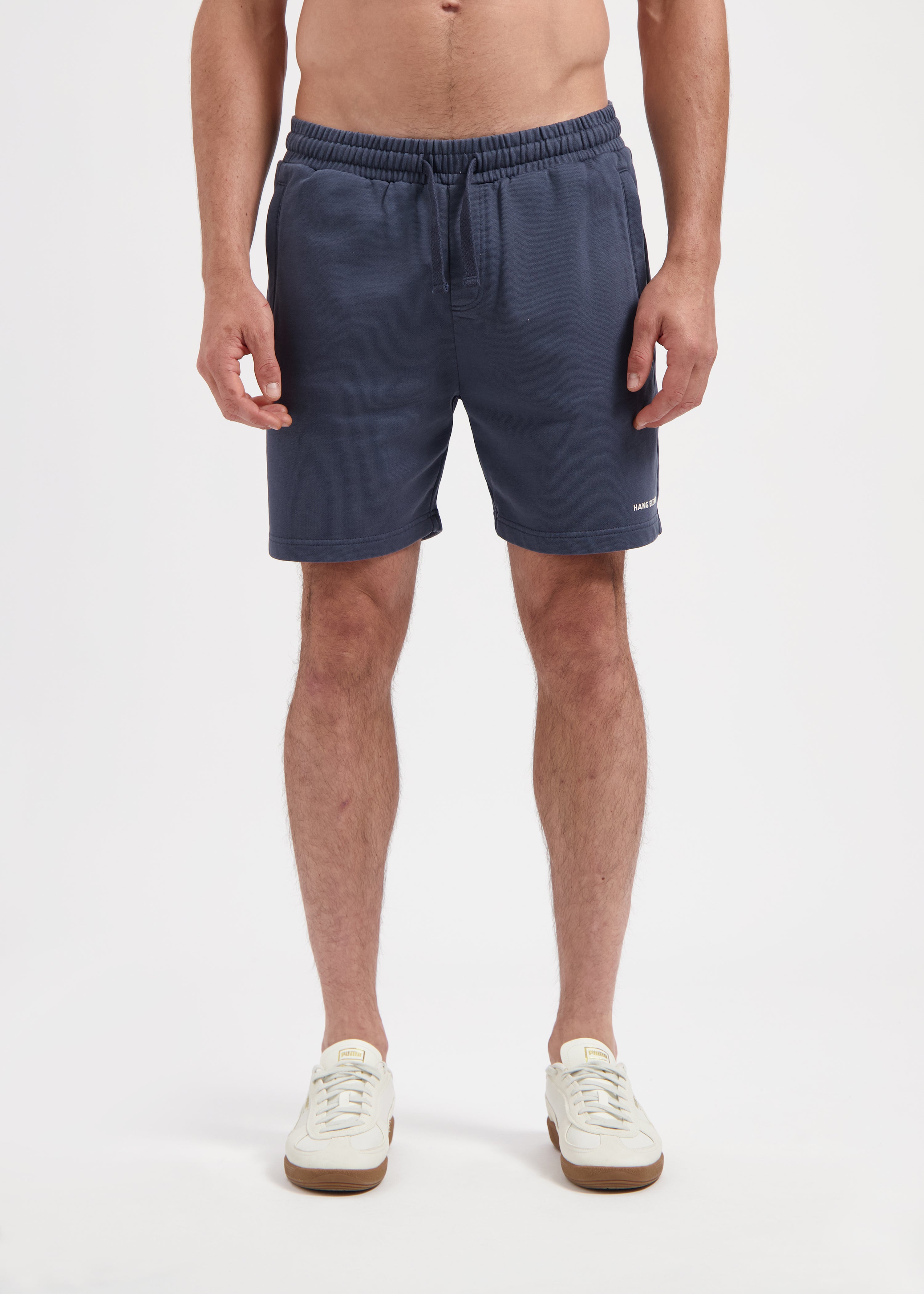 Washed Sweat Short - Ombre Blue