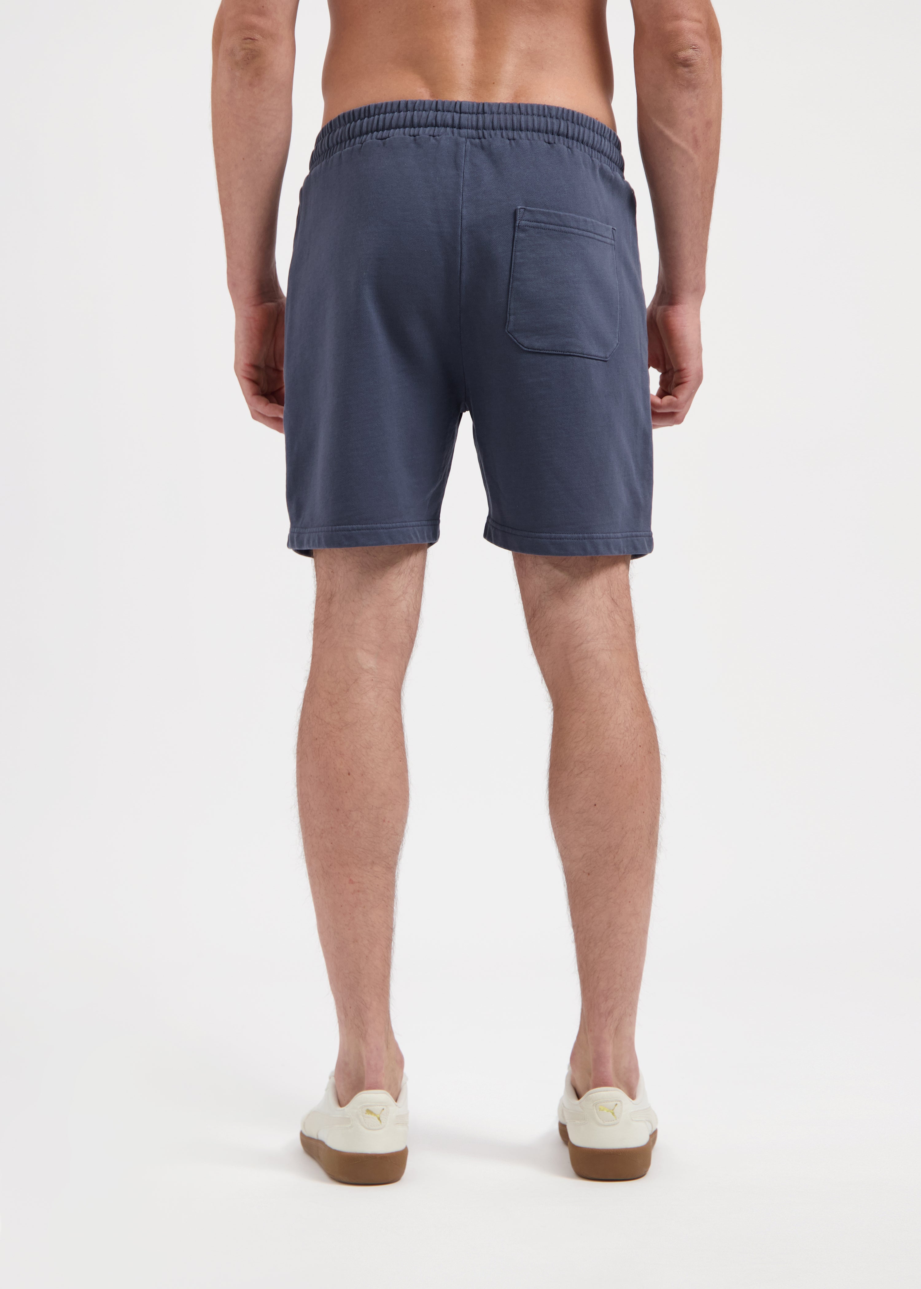 Washed Sweat Short - Ombre Blue