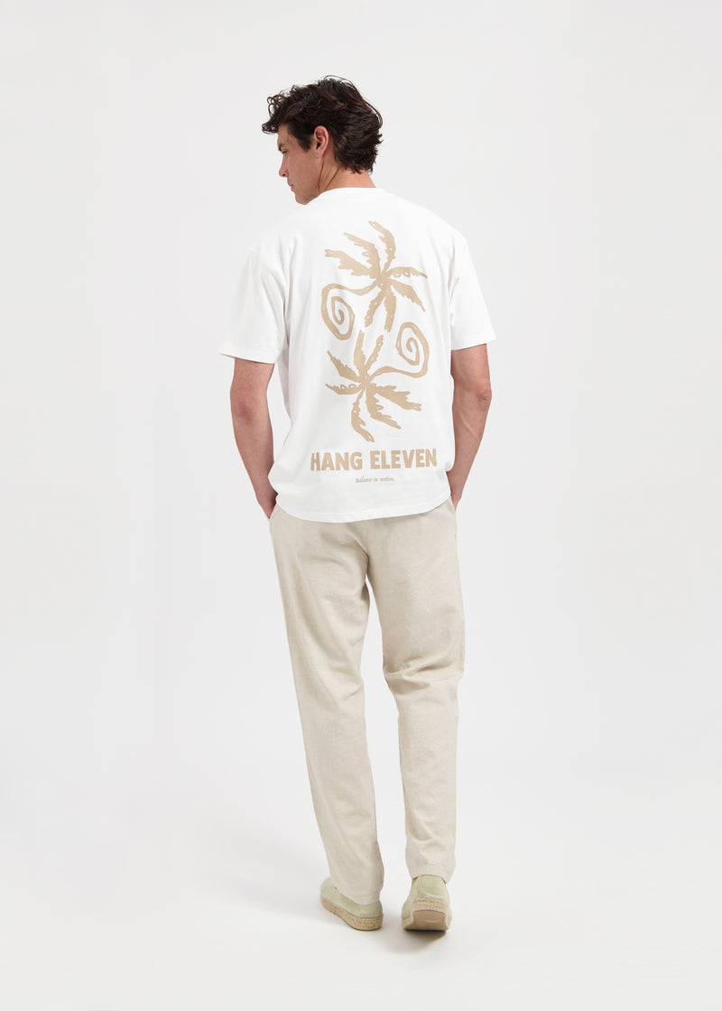 Linear Palm Tee - Off White