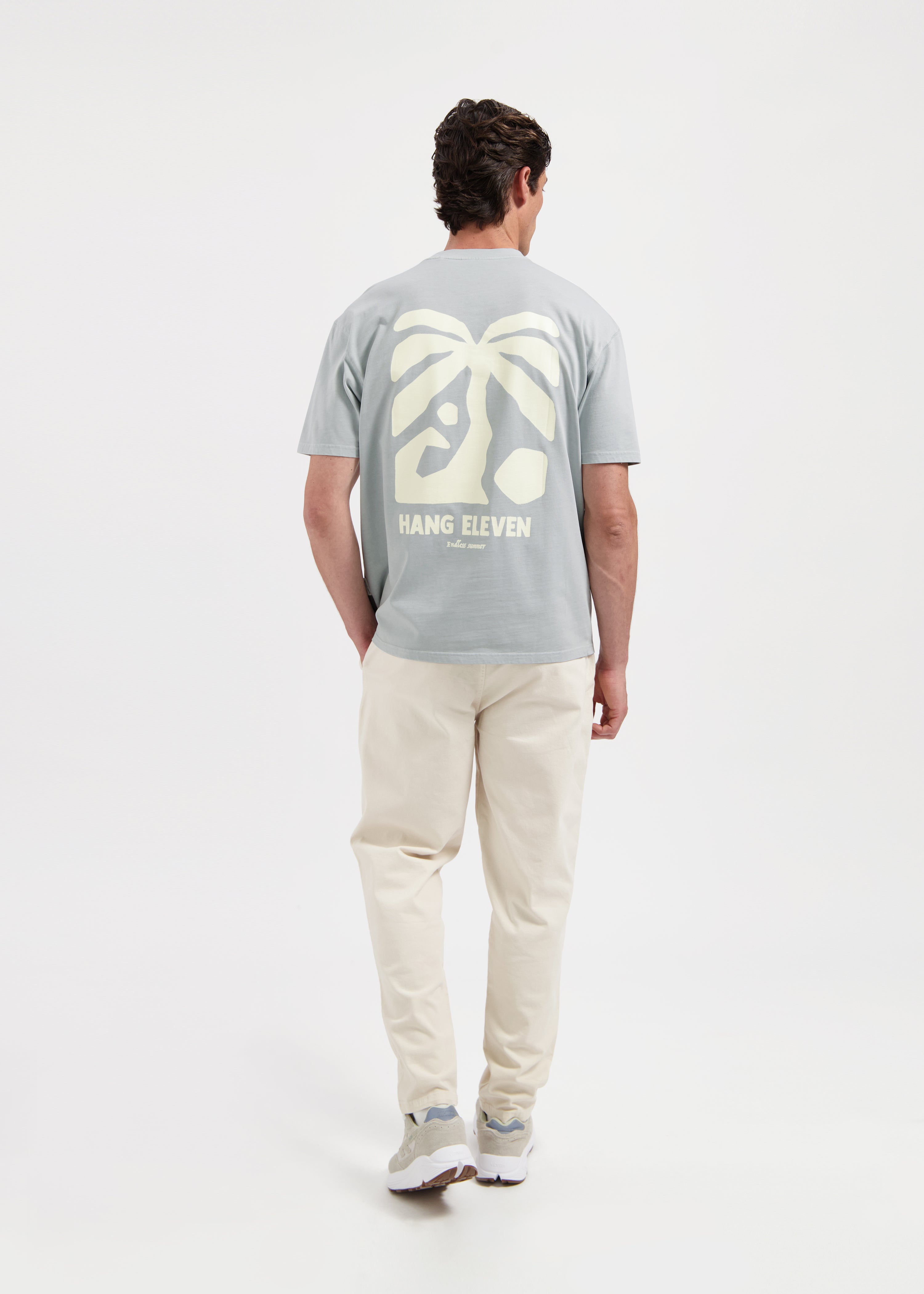 Washed Sunburn tee - Light Blue