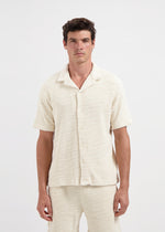 Terry Jacquard Shirt - Sand Light