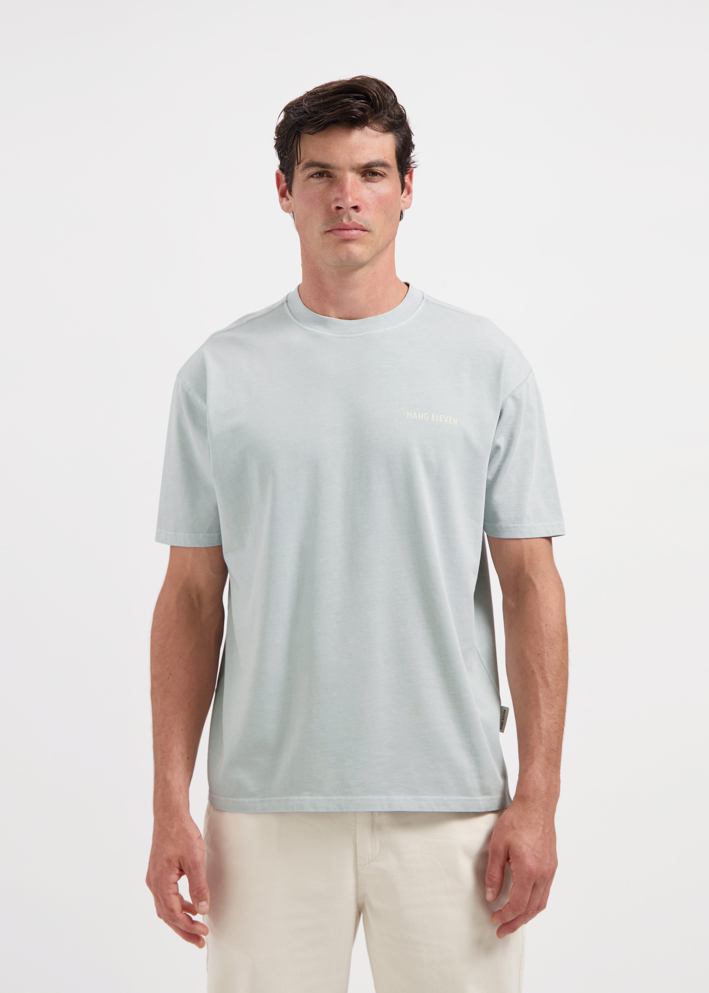 Washed Sunburn tee - Light Blue